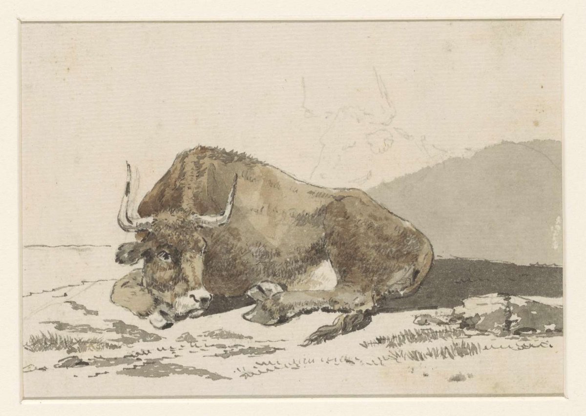 Liggend rund, David Alphonse de Sandoz-Rollin, 1750 - 1809