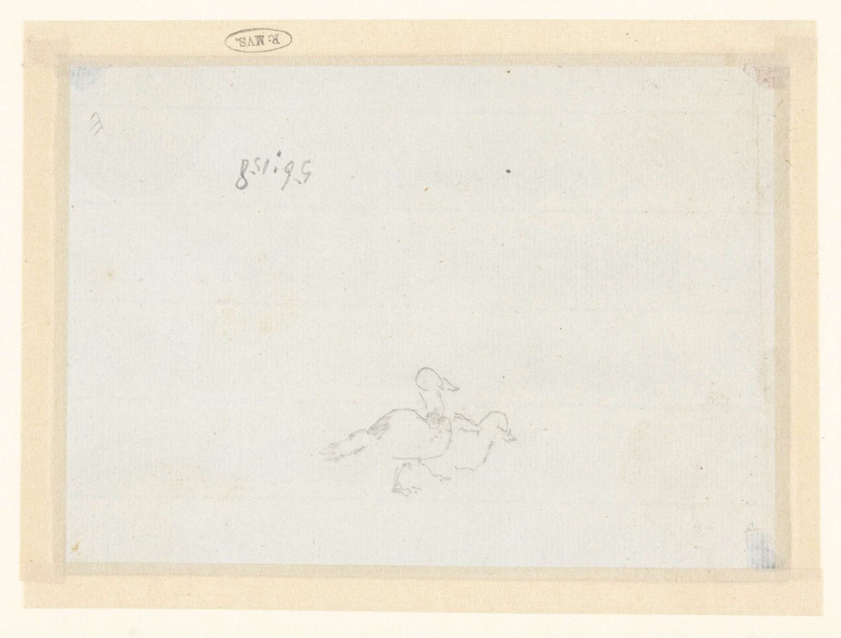 Two birds, David Alphonse de Sandoz-Rollin, 1750 - 1809