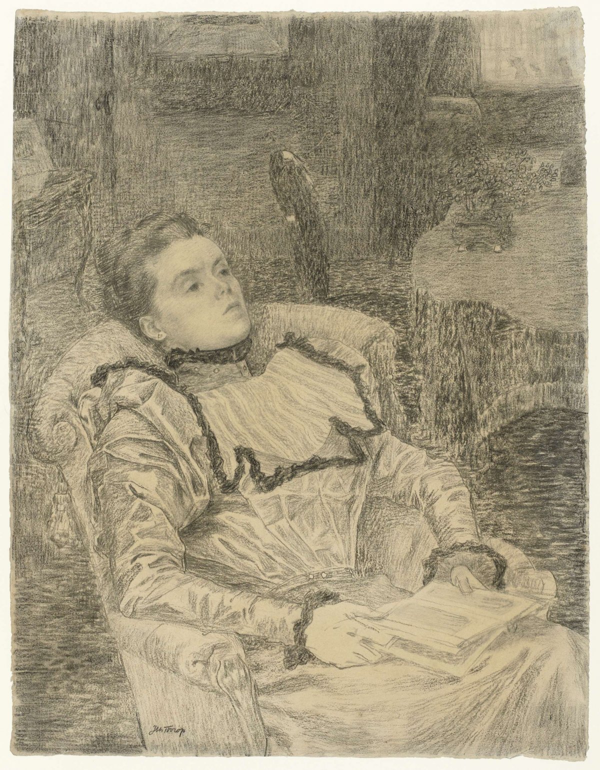 Portrait of Annie Toorop, Jan Toorop, 1868 - 1928