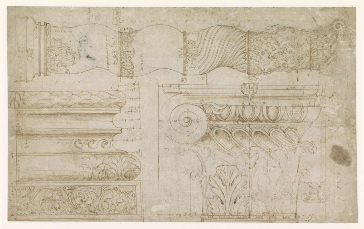 Constantinian column in St. Peter's, anonymous, 1500 - 1600