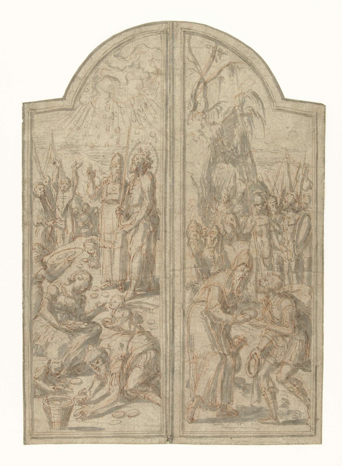 Meeting of Abraham and Melchisedek, Jan Geritsz. Deys, 1551 - 1561