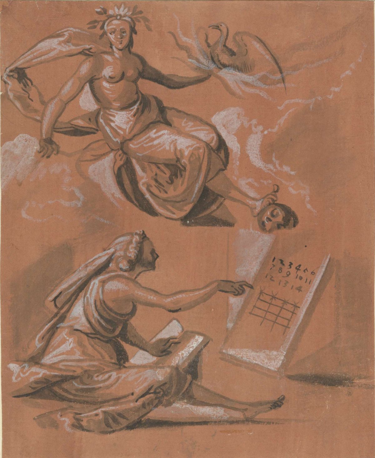 Fame and Arithmetic, anonymous, 1550 - 1599