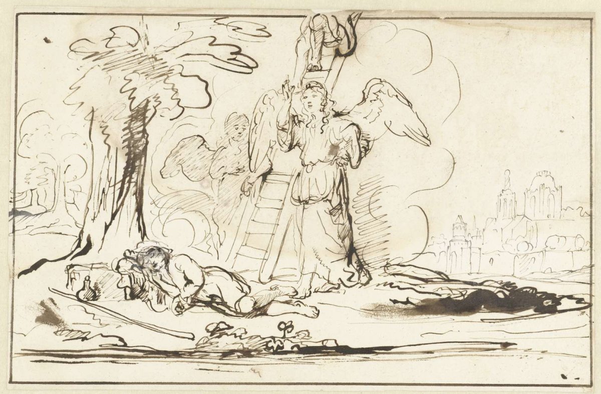 The dream of Jacob, Nicolaes Maes, 1650 - 1660