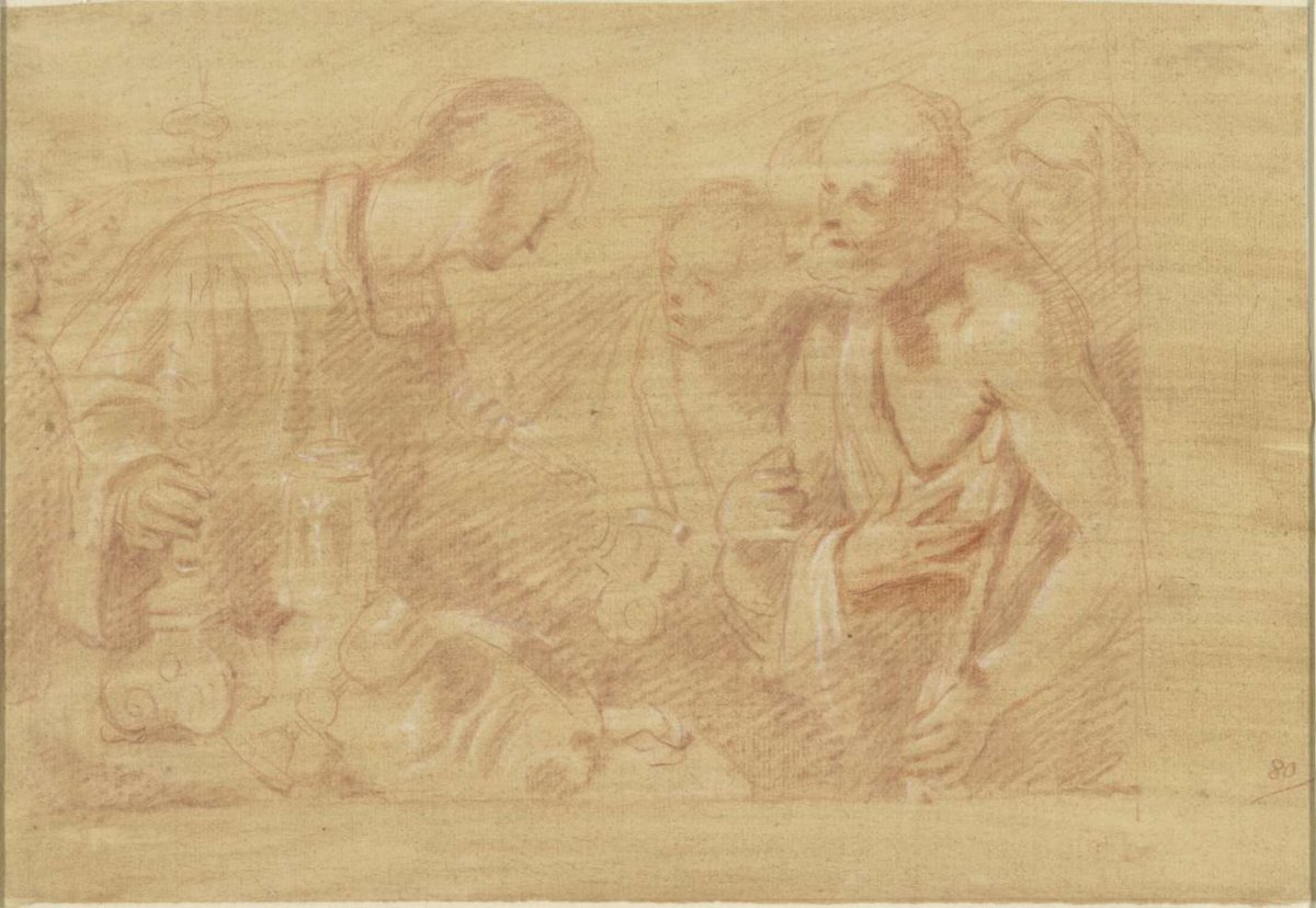 H. St. Laurentius and the poor, Alessandro Casolani, 1600 - 1699