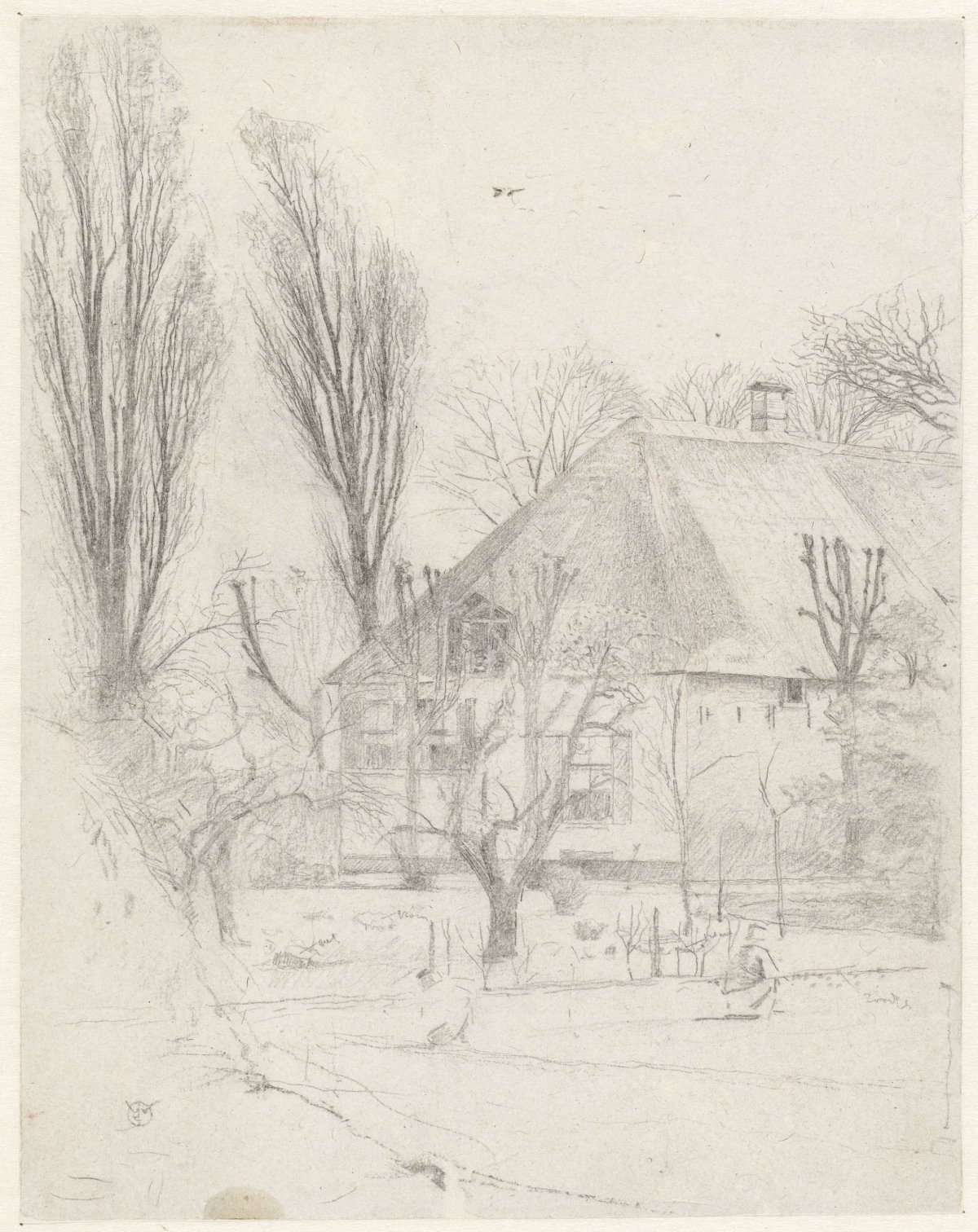 Farmhouse near Velsen, Gerrit Willem Dijsselhof, 1876 - 1924