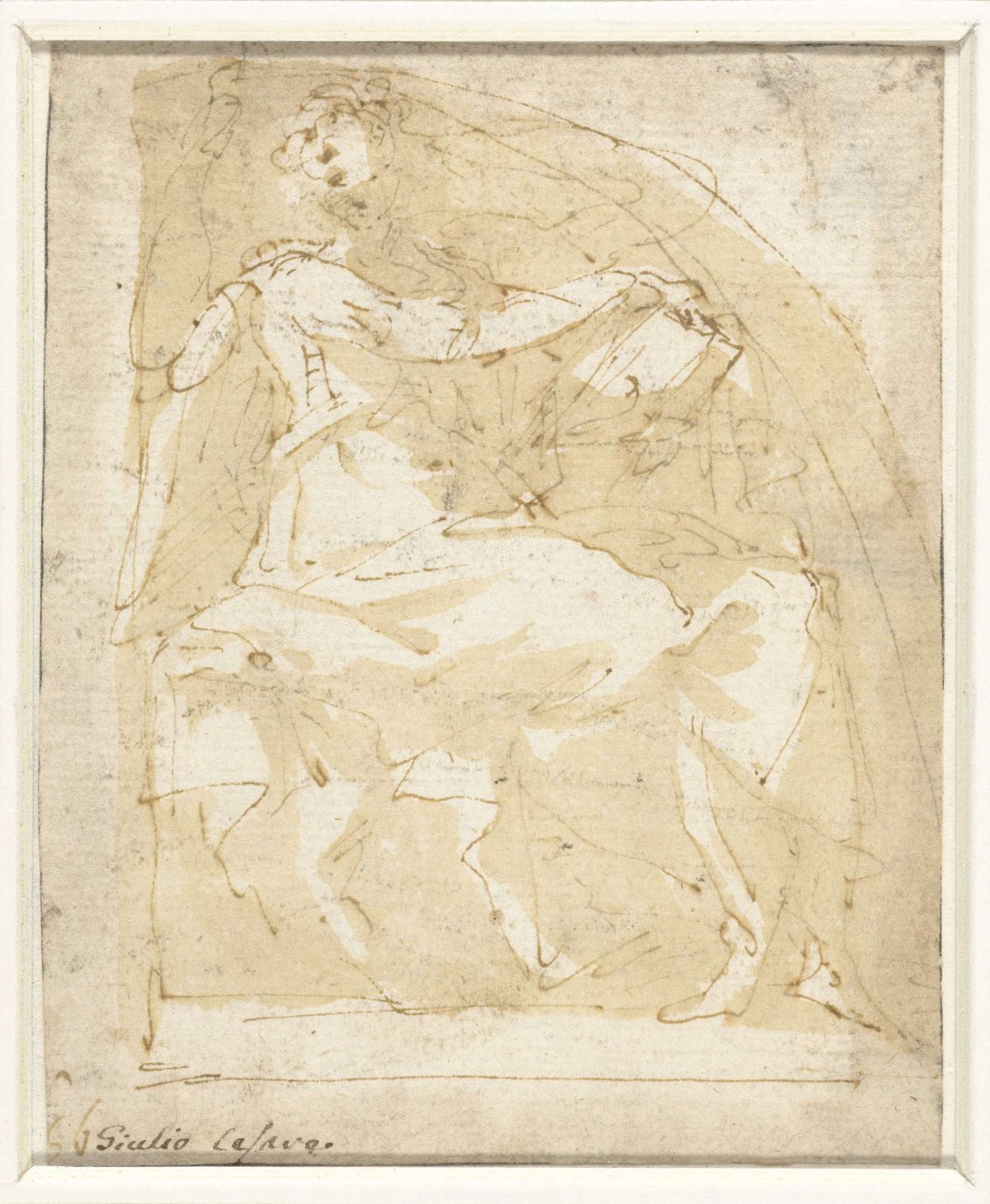 Angel with a book, Giulio Cesare Procaccini, 1584 - 1625