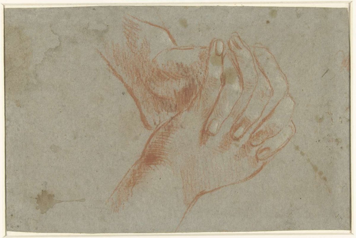 Two folded hands, Giacomo Cavedone, 1587 - 1660