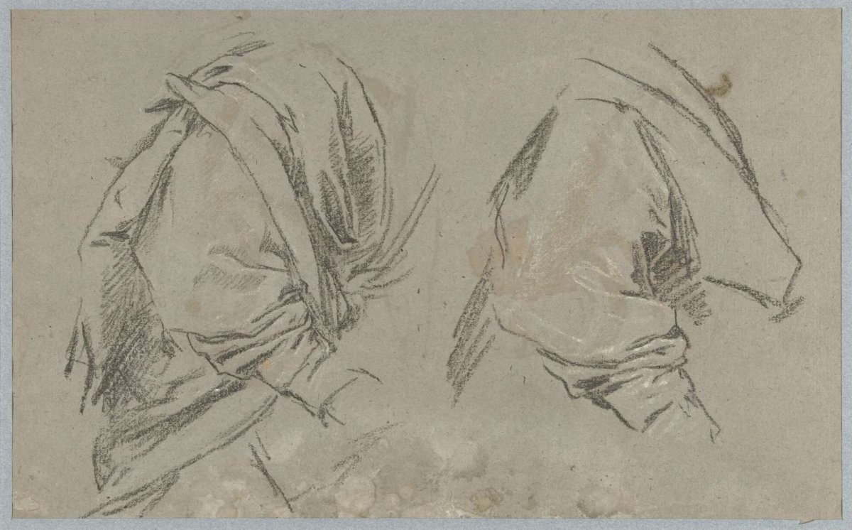 Two studies of one arm, Giacomo Cavedone, 1588 - 1660