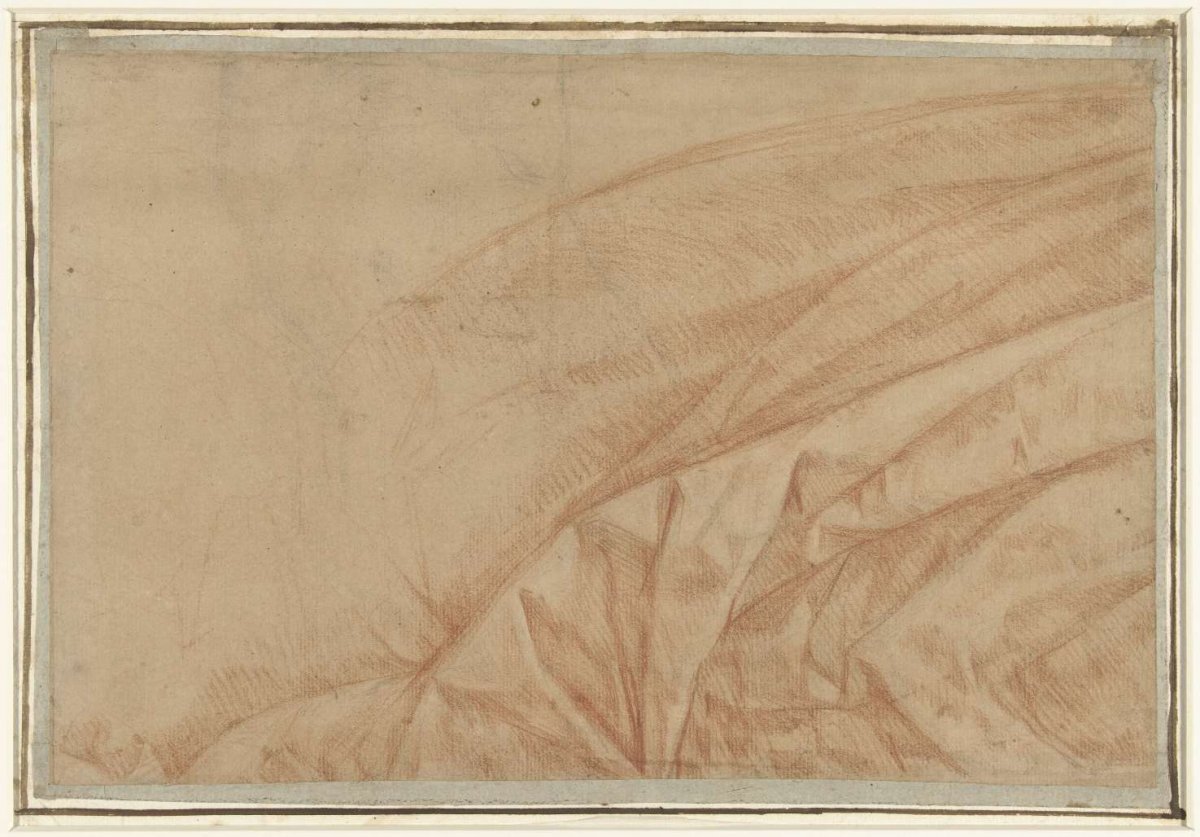 Study of a hanging curtain, anonymous, 1636 - 1692