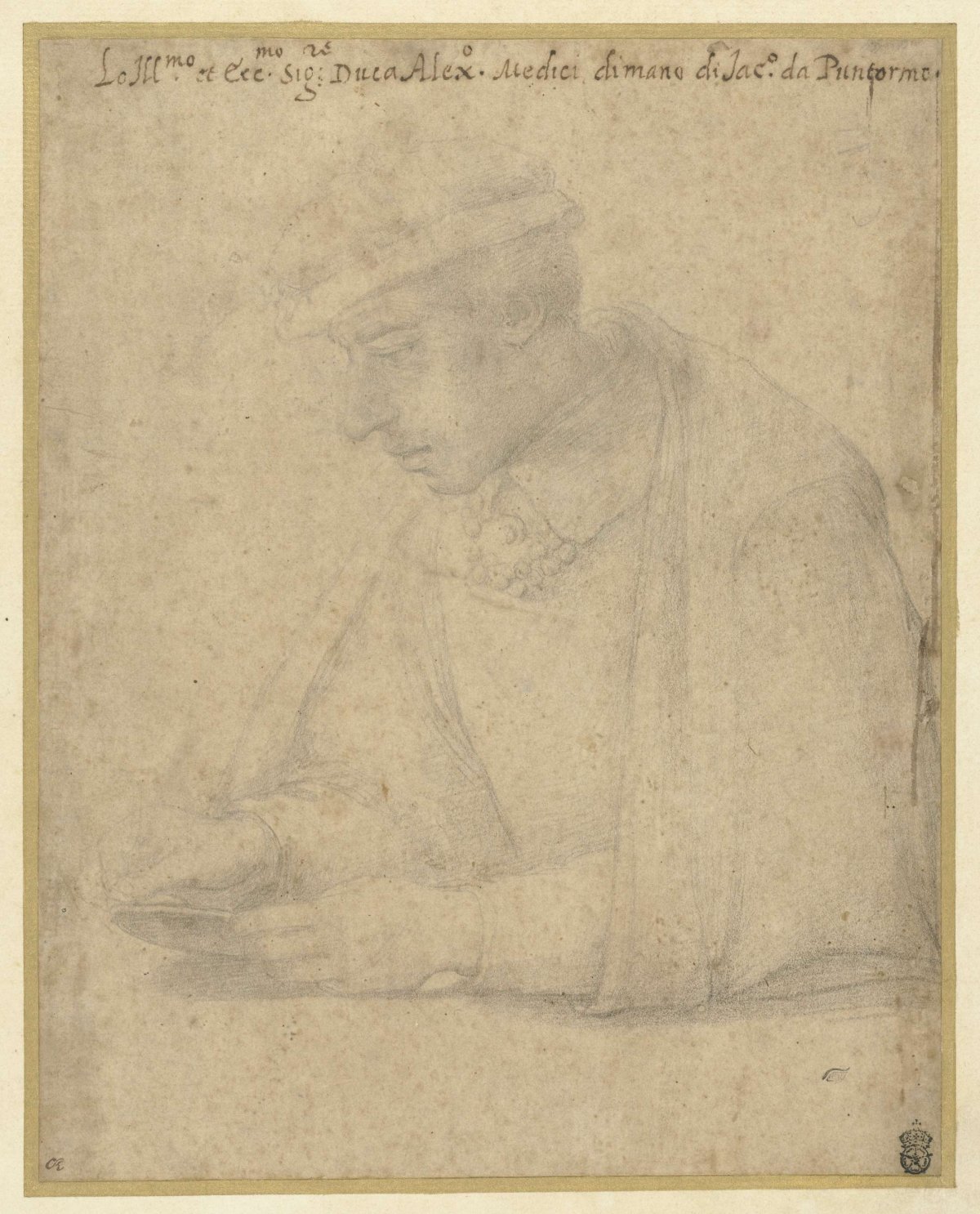 Alessandro de' Medici, Jacopo Pontormo, c. 1530 - c. 1570