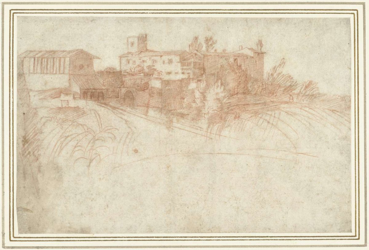 Monastery complex in the mountains, Michele Tosini, 1513 - 1577