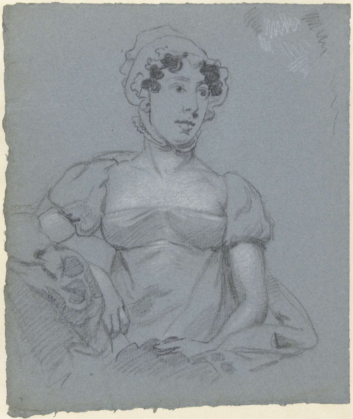 Portrait study of an unknown woman, Charles Howard Hodges, 1774 - 1837