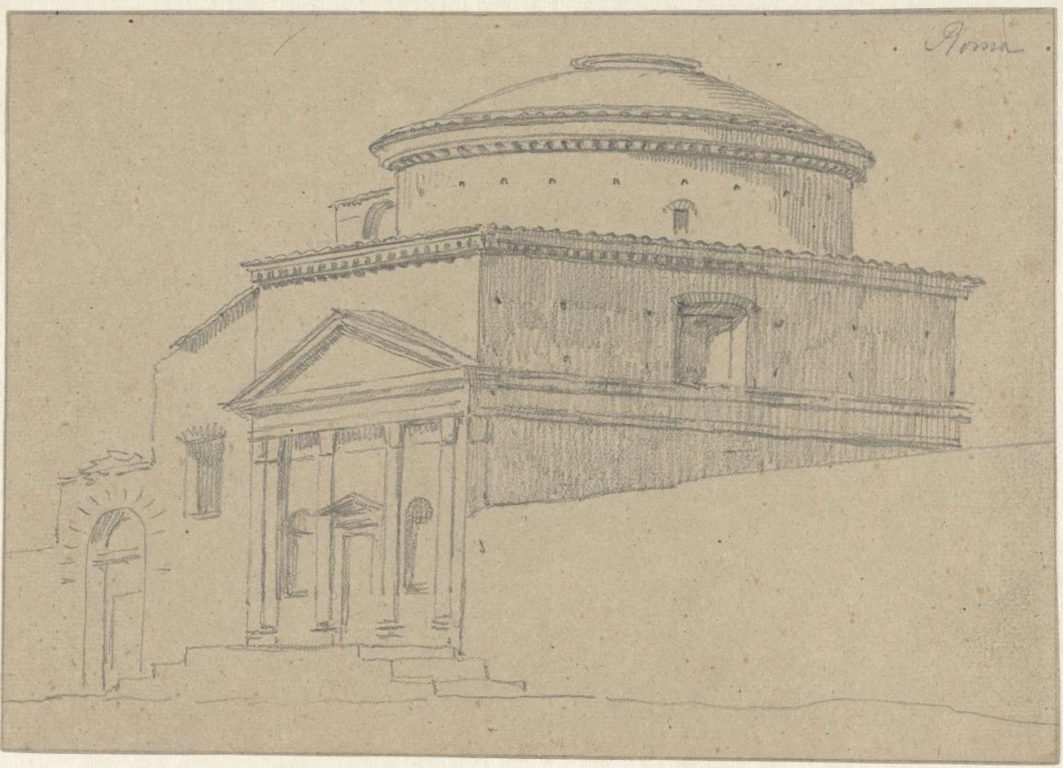 The church of Sant'Andrea in Via Flaminia, Rome, Hendrik Voogd, 1788 - 1839