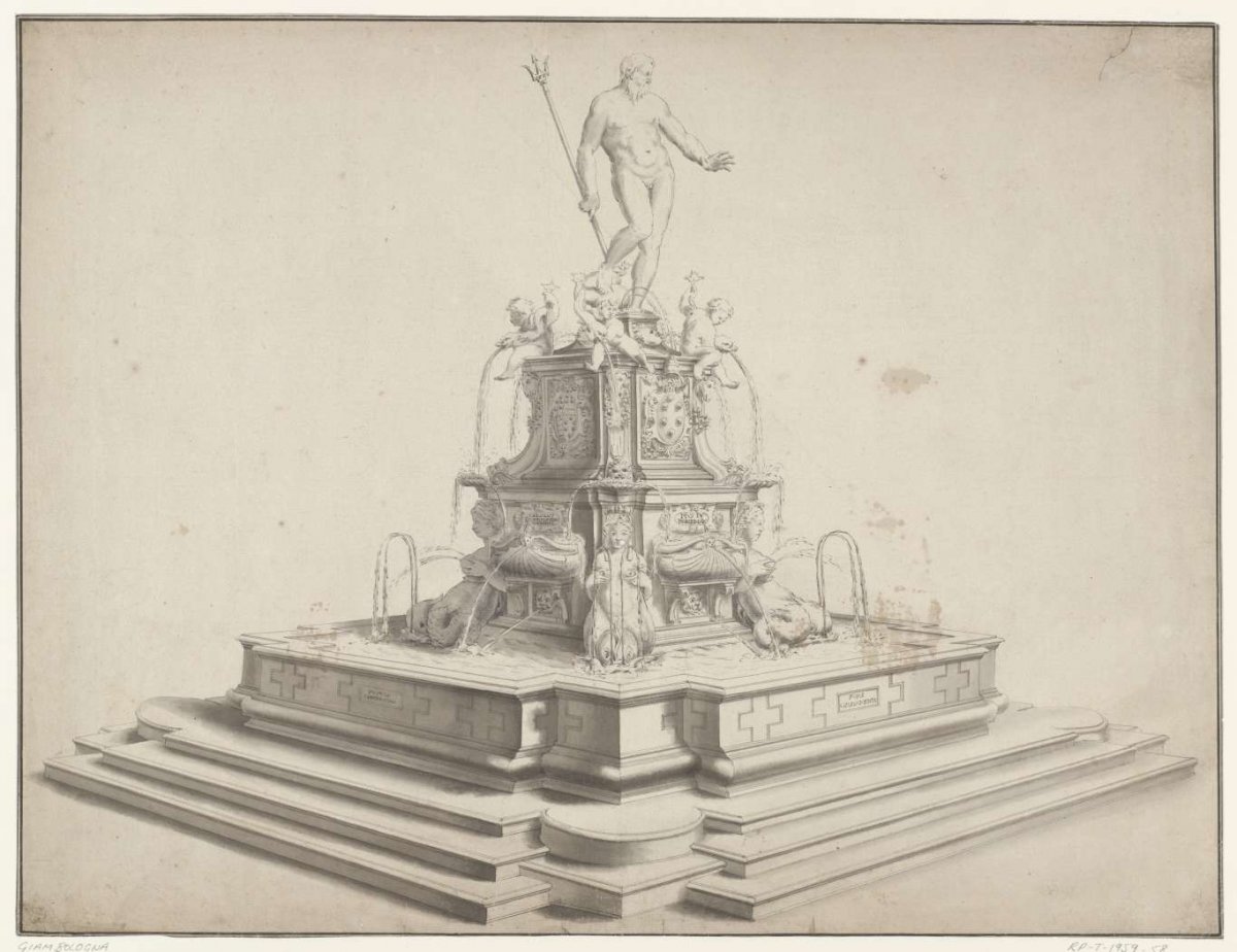 Fountain of Neptune, anonymous, 1650 - 1800