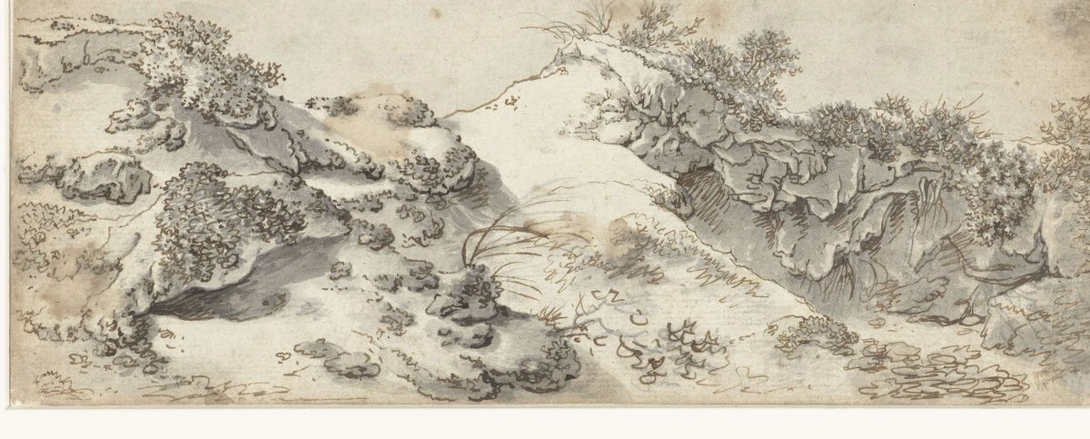 Duinlandschap, anonymous, 1700 - 1800