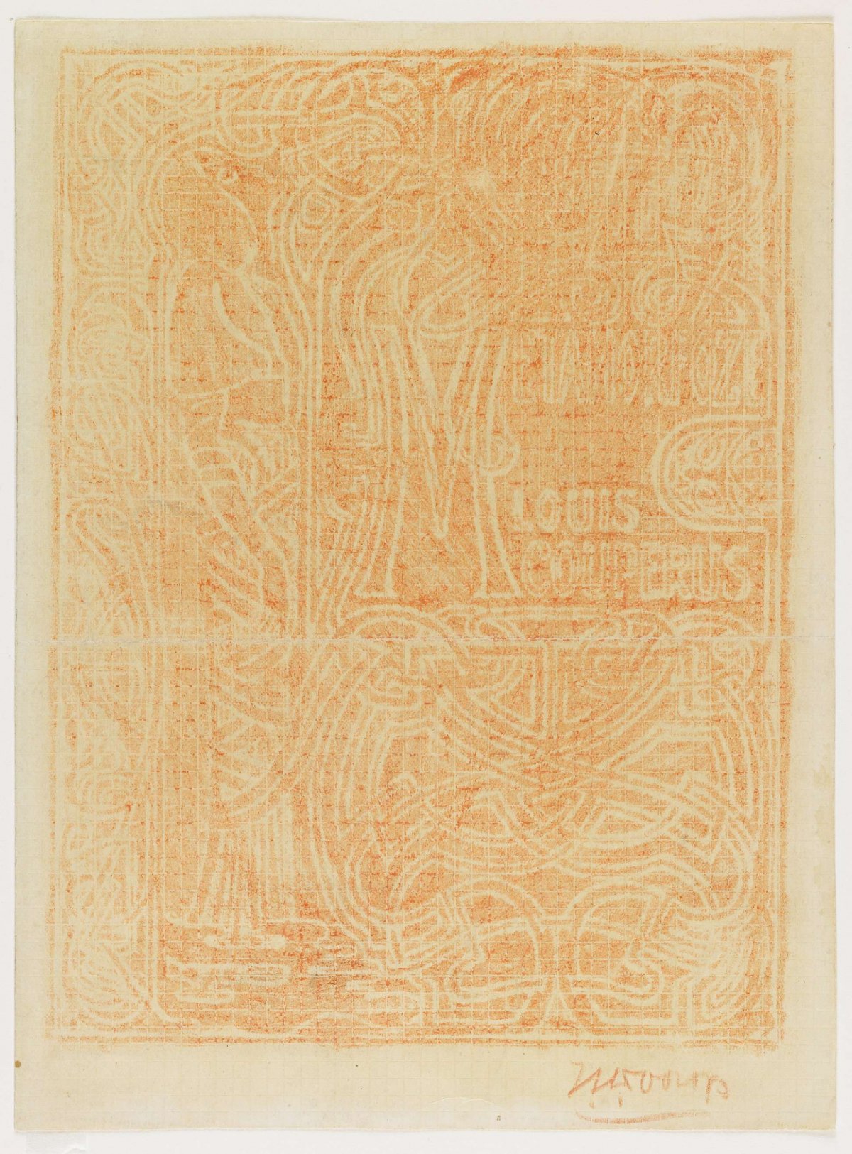 Design for the book cover of Louis Couperus' Metamorfoze, Jan Toorop, 1868 - 1928