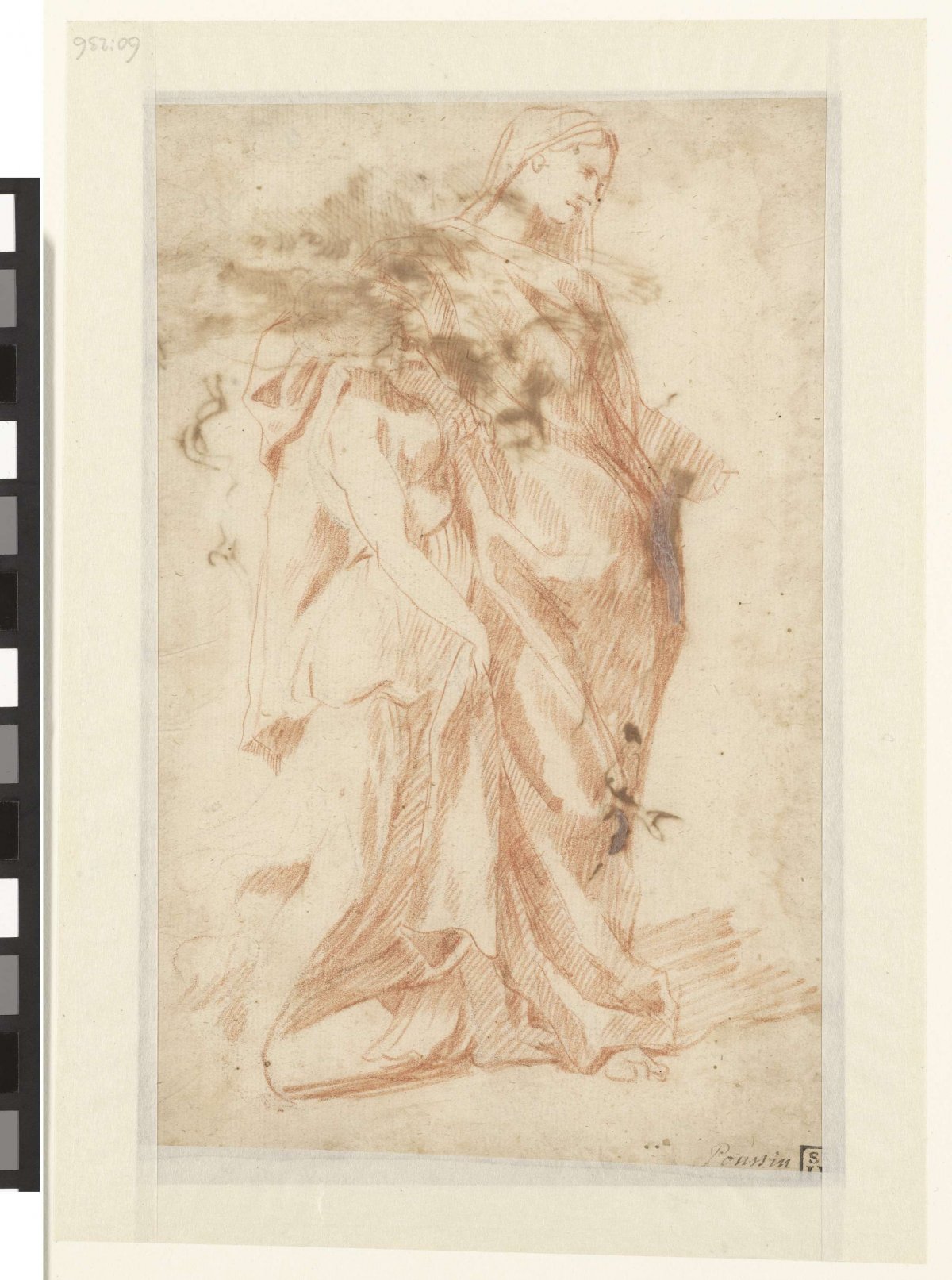 A group of two women in: Theseus finds his father's sword, anonymous, 1630 - 1670