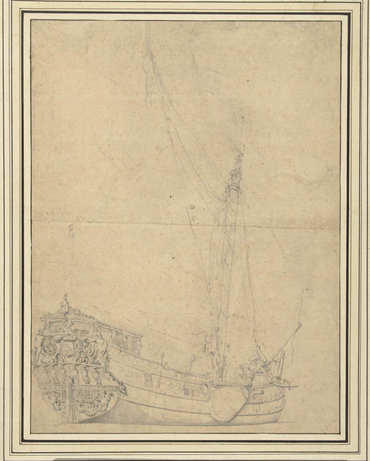 Deens koninklijk jacht, Willem van de Velde (I), 1622 - 1707