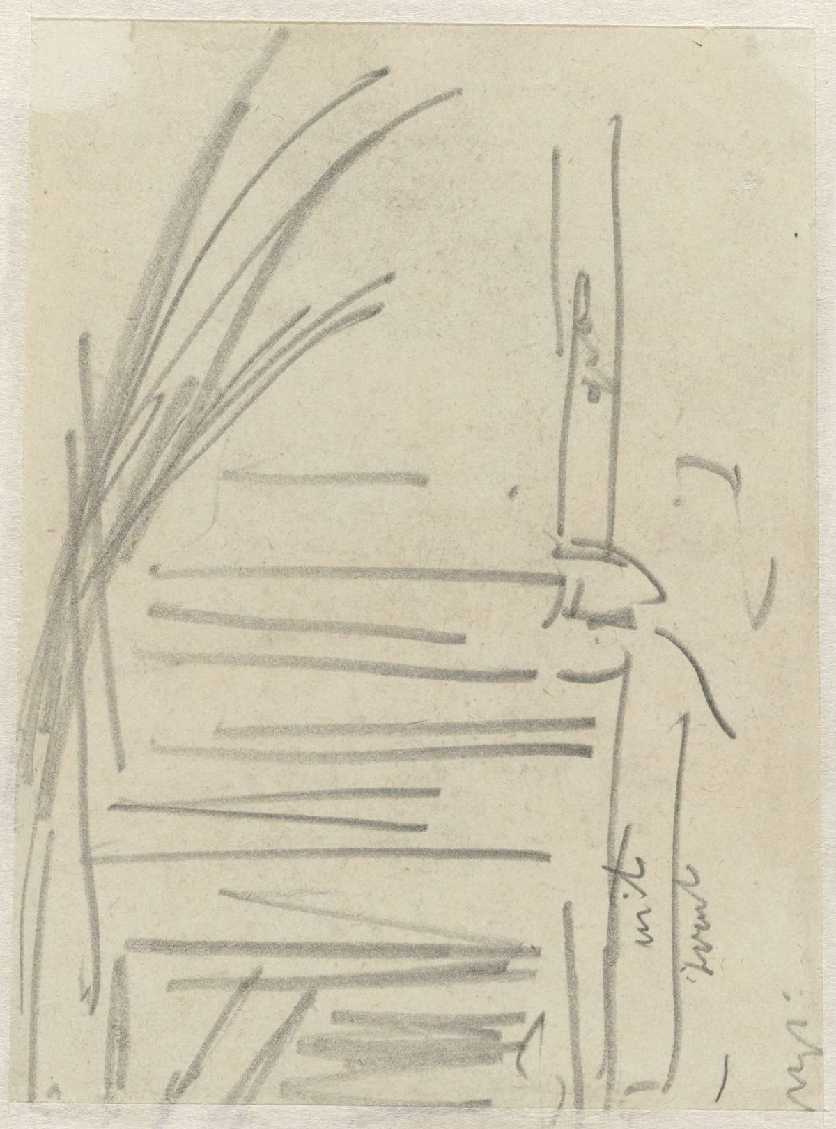 Sketch of a landscape, Jan Toorop, 1886