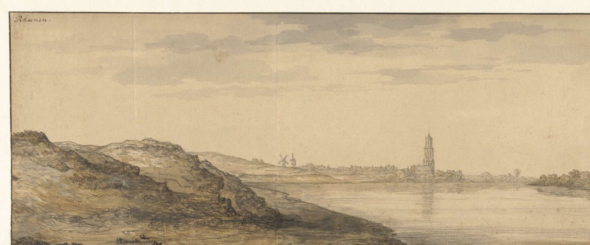 View of Rhenen, Aelbert Cuyp, 1630 - 1691