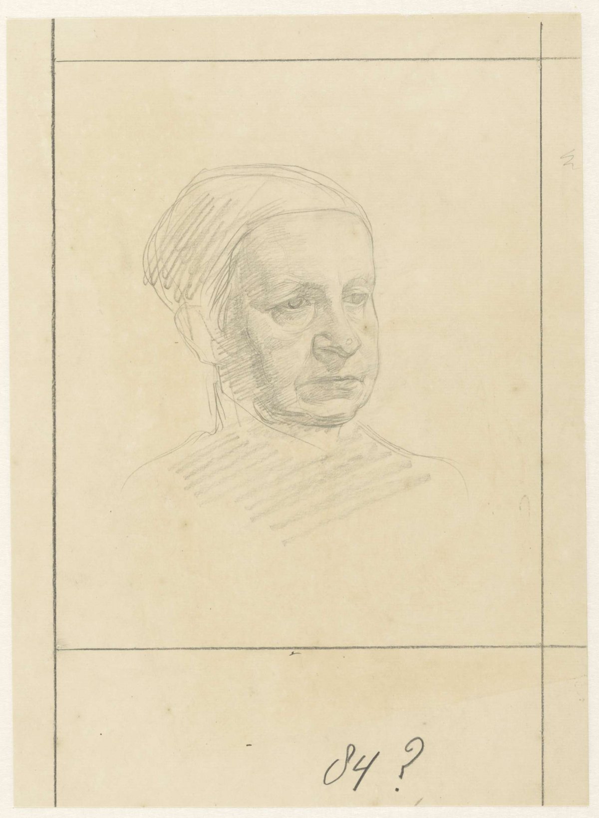 Portrait of Mrs. Anna Cornelia Veth-Giltay, Jan Veth, c. 1874 - c. 1925