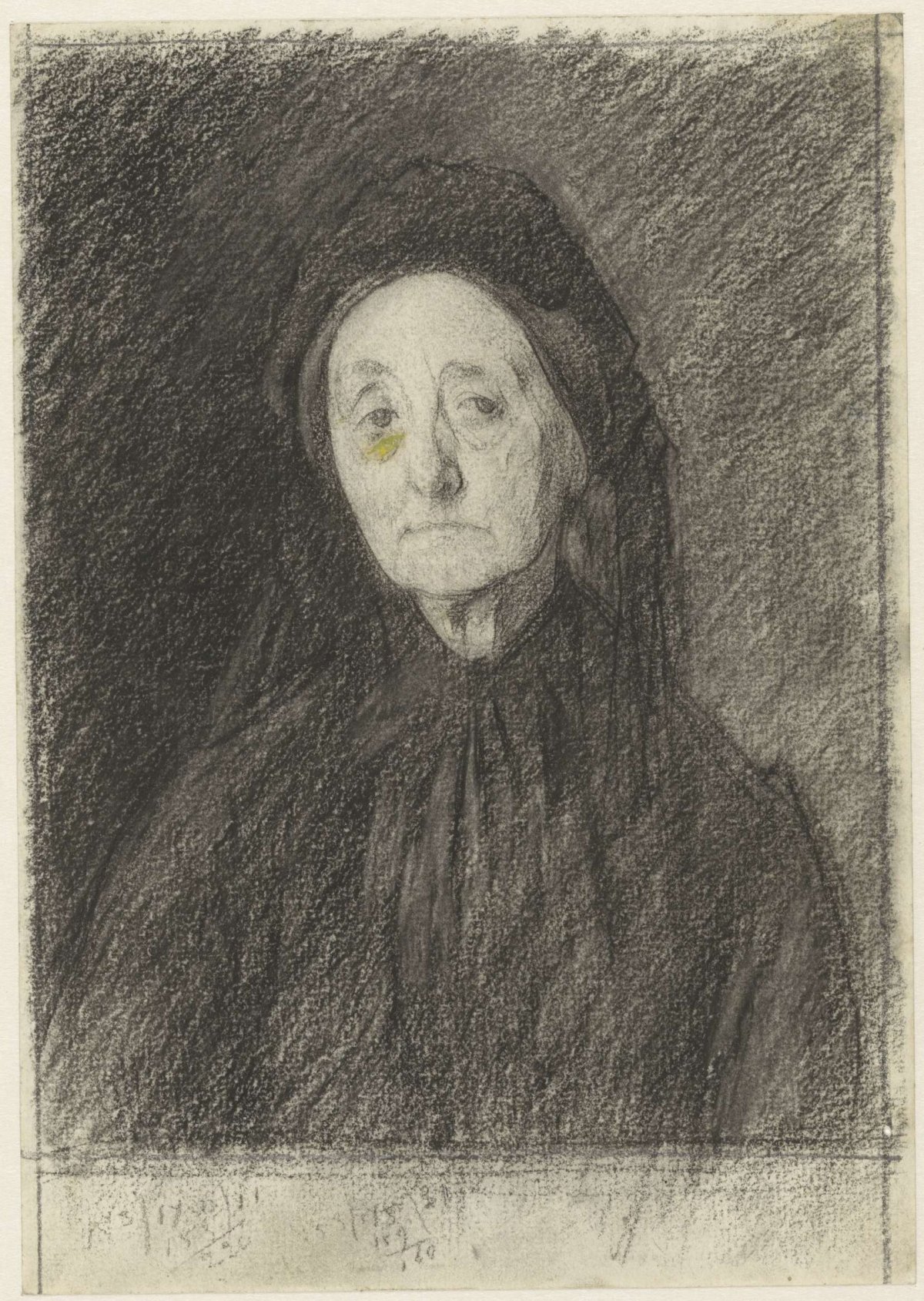 Portrait of Mrs. J.H. Giltay-Moll, Jan Veth, 1874 - 1925