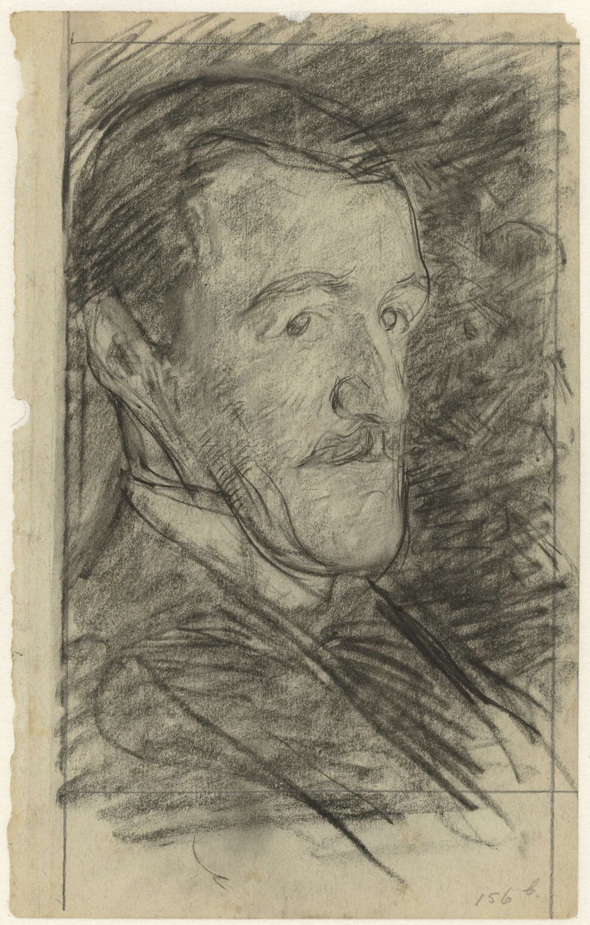Portrait of Richard Roland Holst, Jan Veth, 1874 - 1925