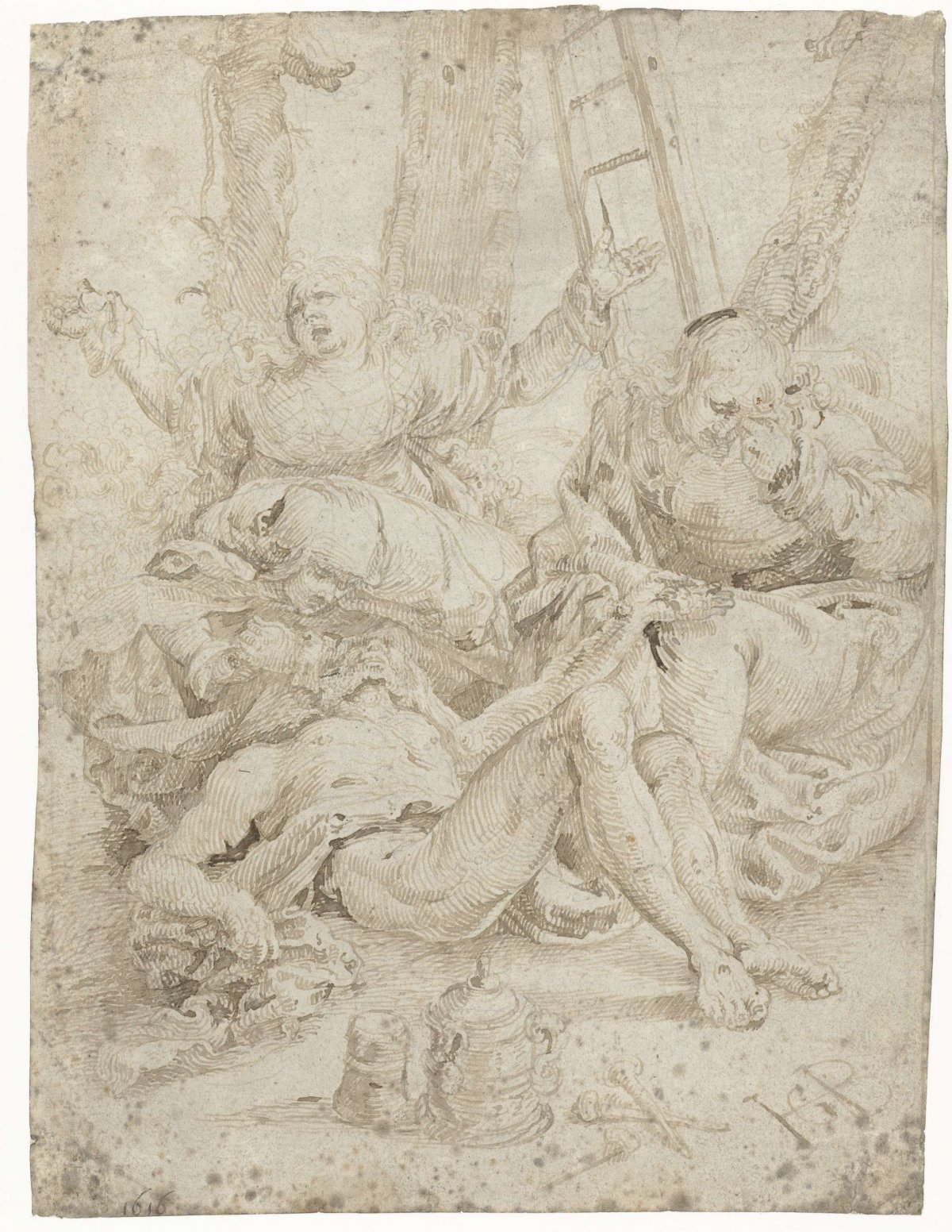 Lamentation of Christ, Aertgen Claesz van Leyden, 1508 - 1564