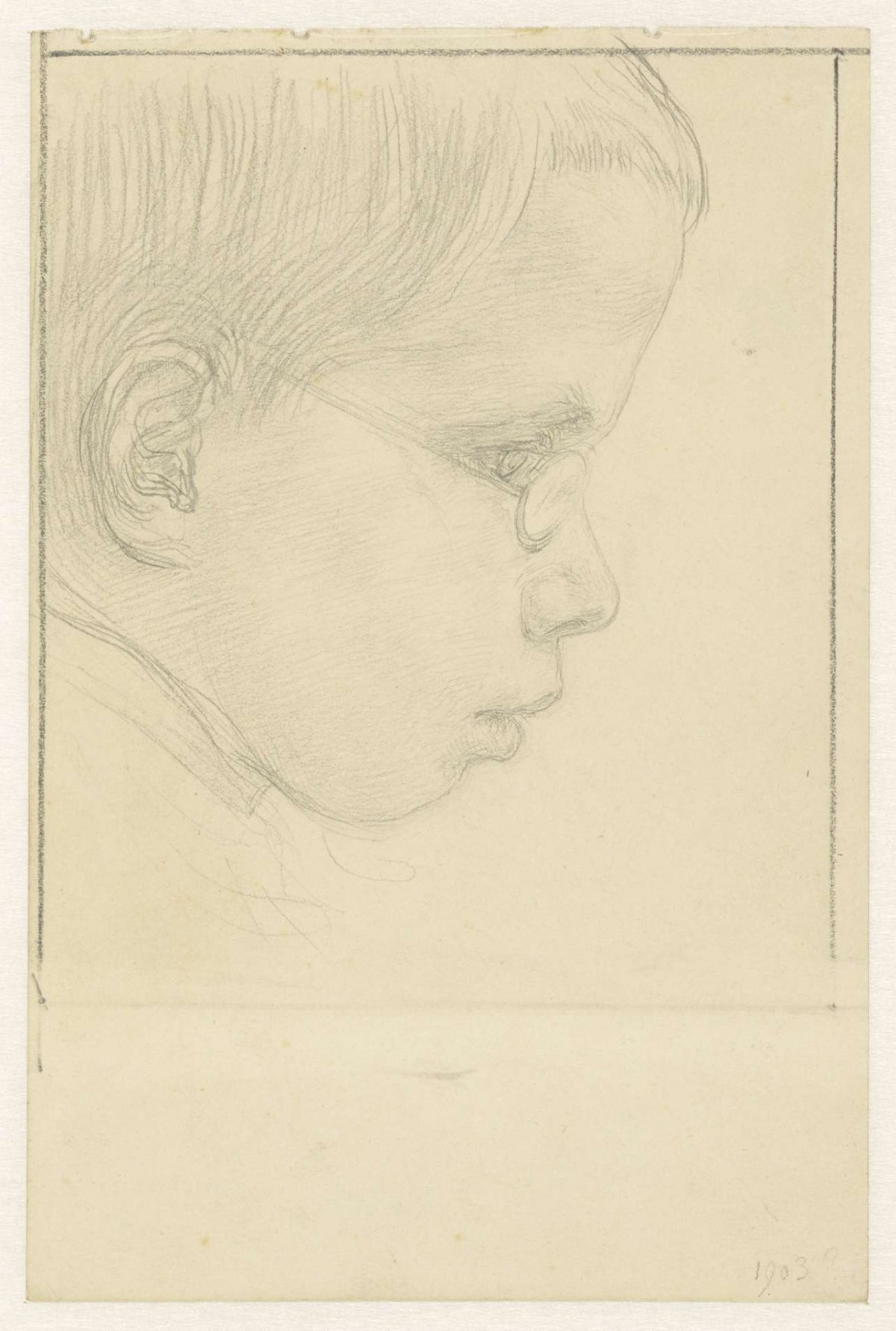 Portrait of Justus Veth, Jan Veth, 1874 - 1925