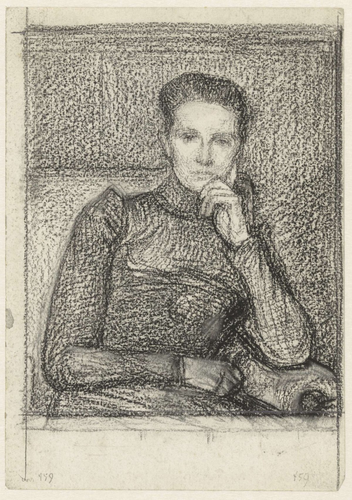 Portrait of Mrs. K.C. Boxman-Winkler, Jan Veth, 1874 - 1925