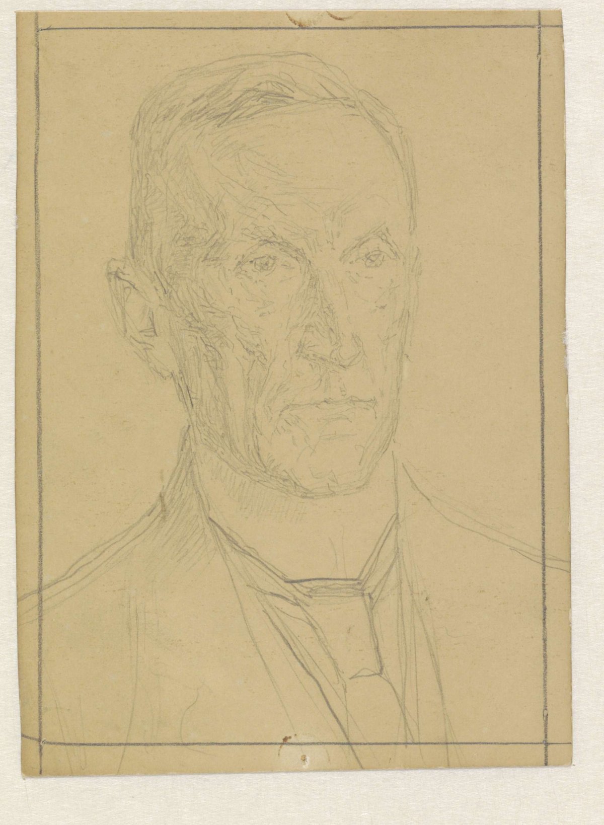 Portrait of Prof. Dr. J.P. Kuenen, Jan Veth, 1874 - 1925