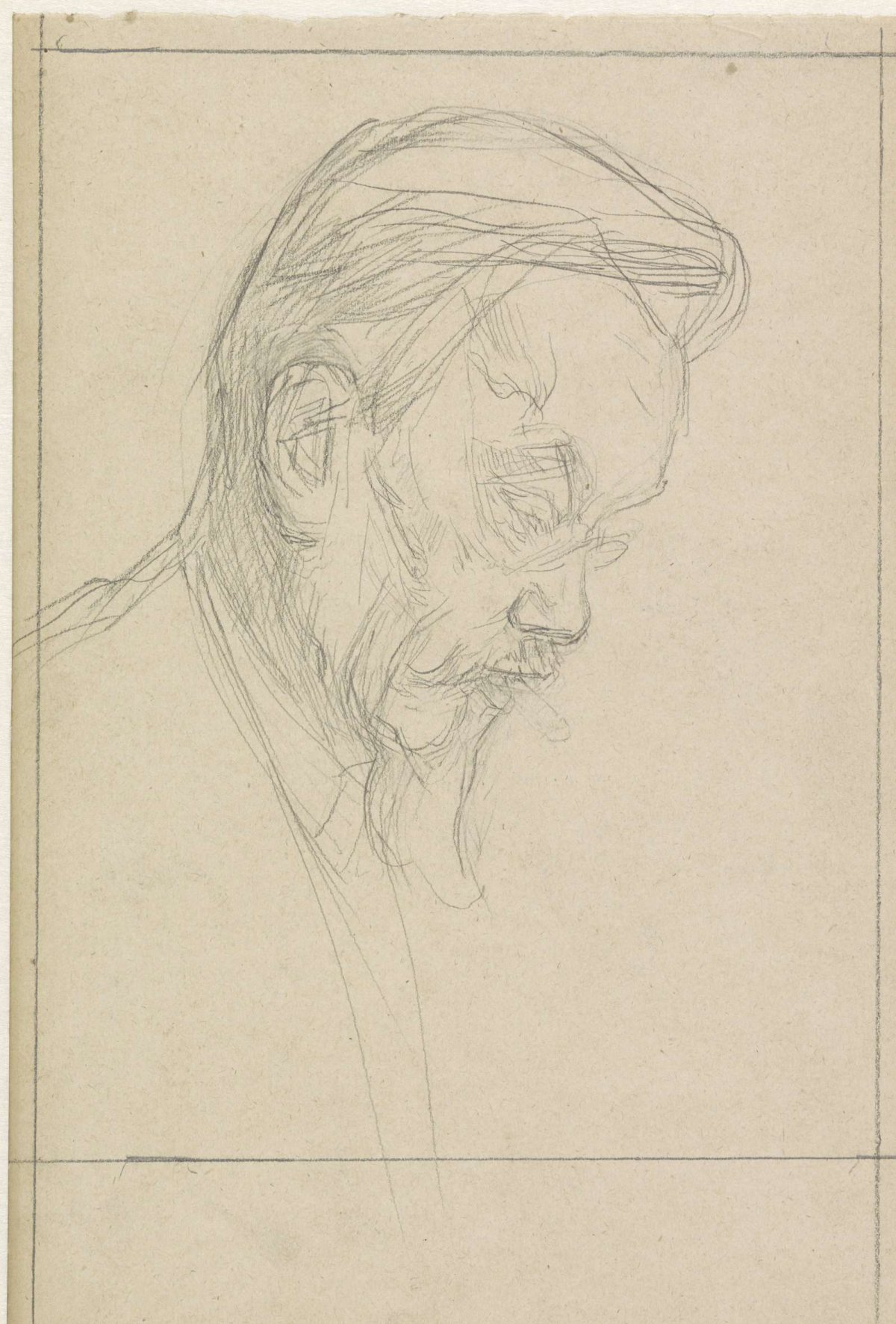 Portrait of Cornelis Hofstede de Groot, Jan Veth, 1874 - 1925