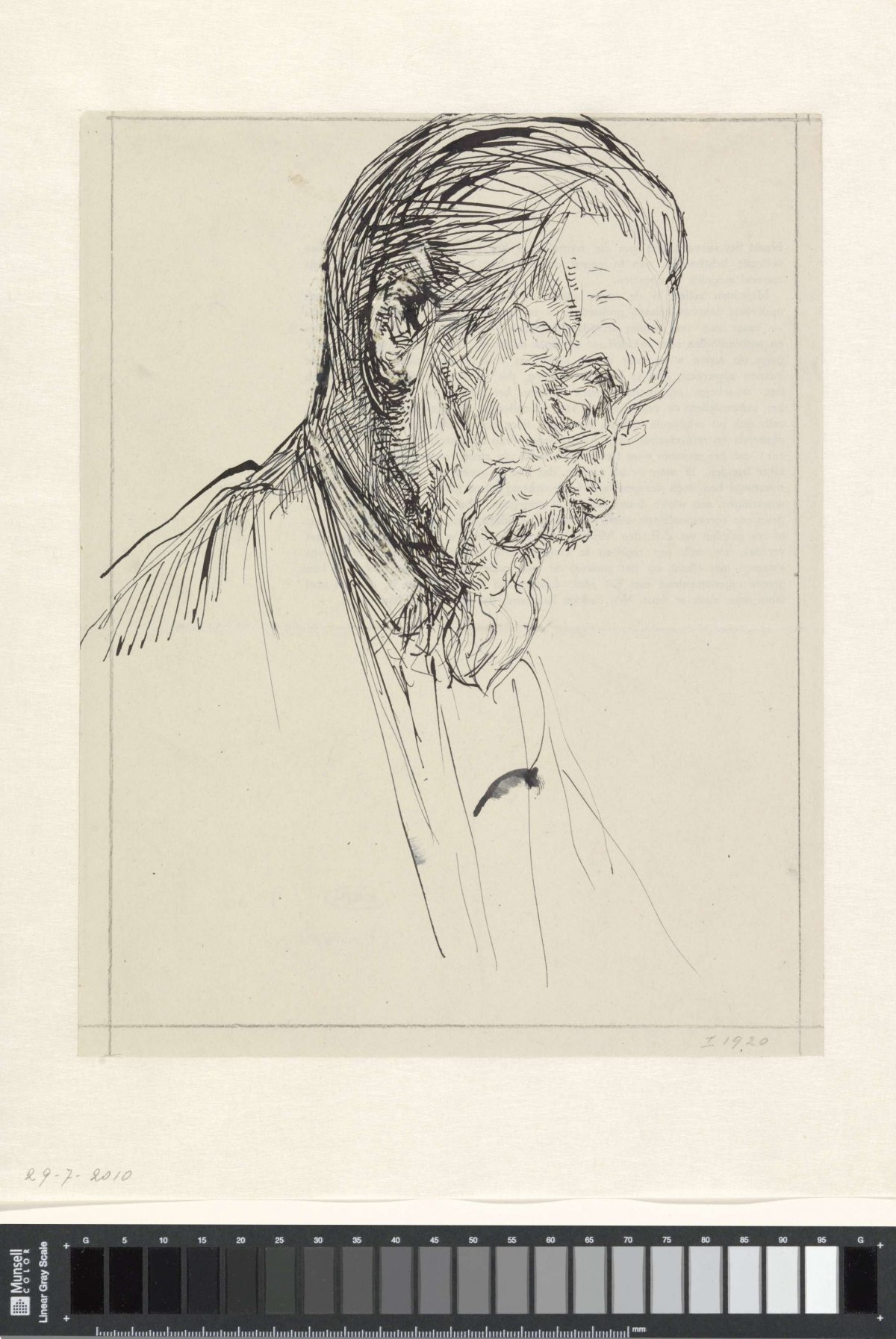 Portrait of Cornelis Hofstede de Groot, Jan Veth, 1874 - 1925