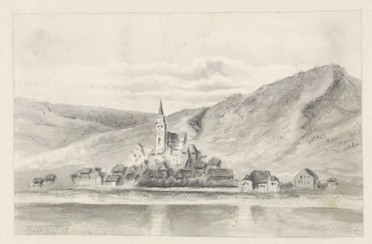 View of Brohl, Jan Veth, 1878