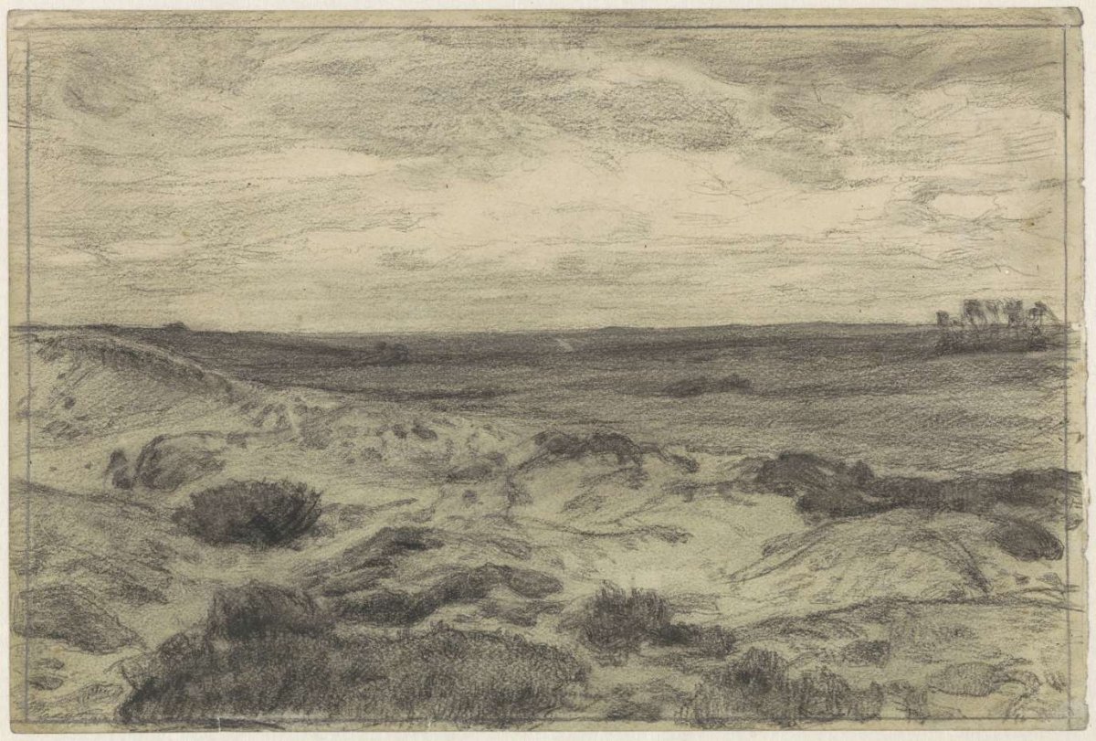 Heath landscape near Laren, Jan Veth, 1886