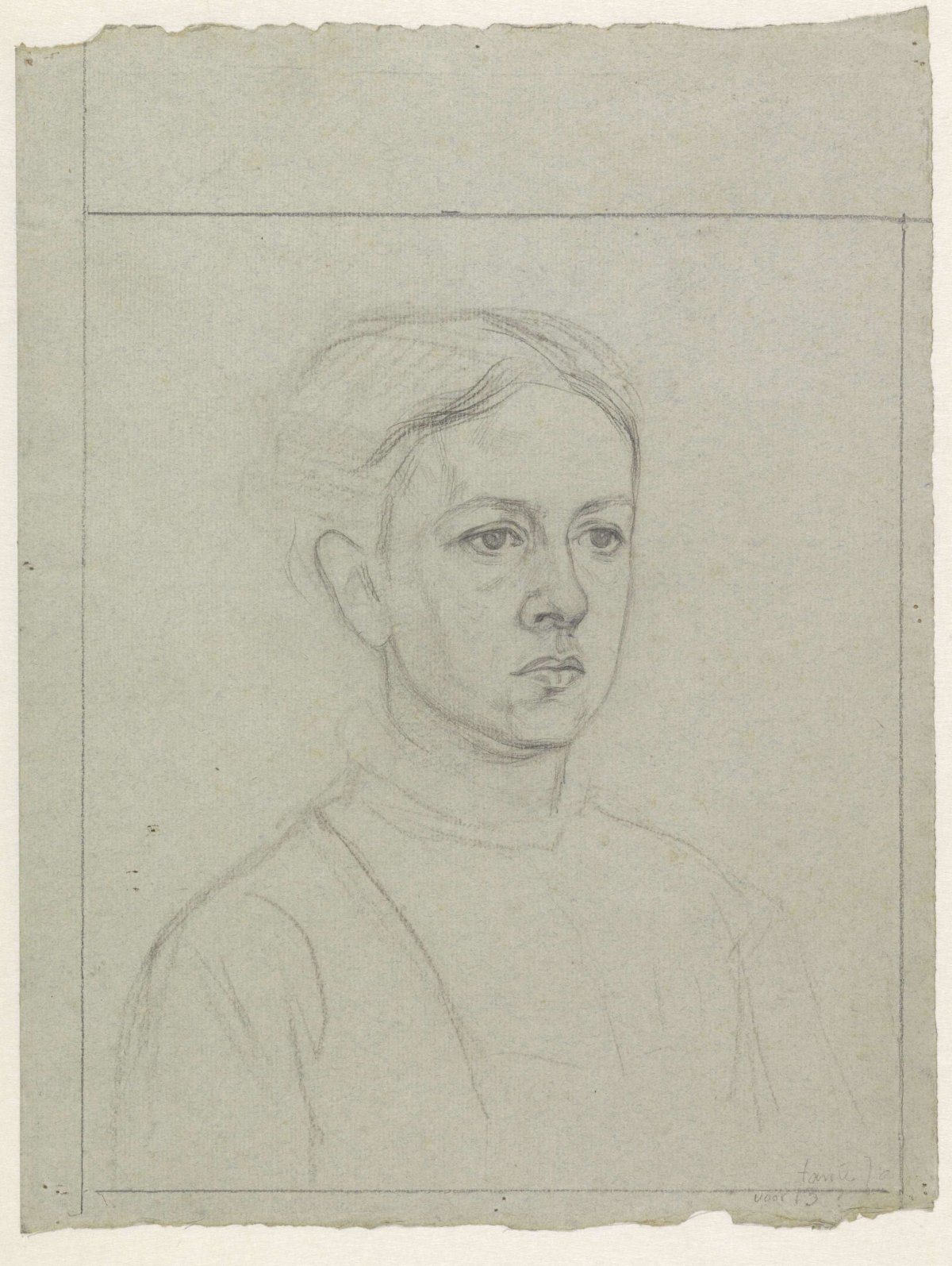 Portret van Johanna Veth, Jan Veth, 1874 - 1925