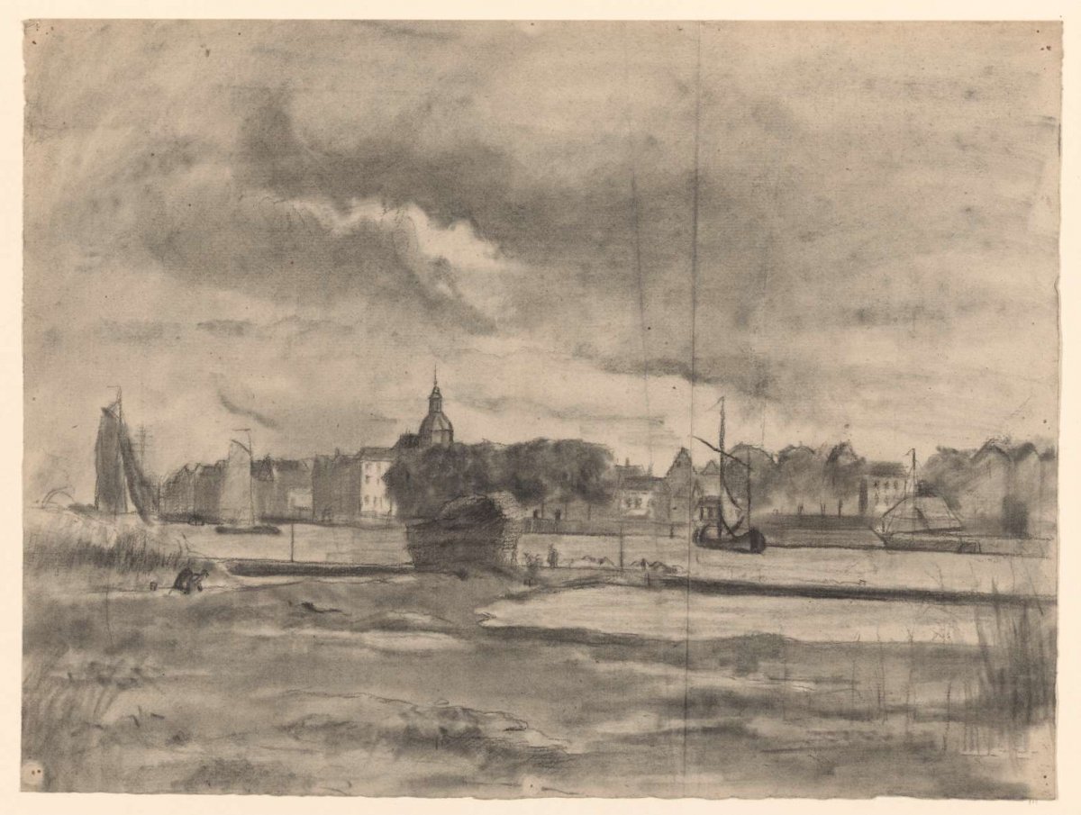 City by a river, Jan Veth, 1874 - 1925