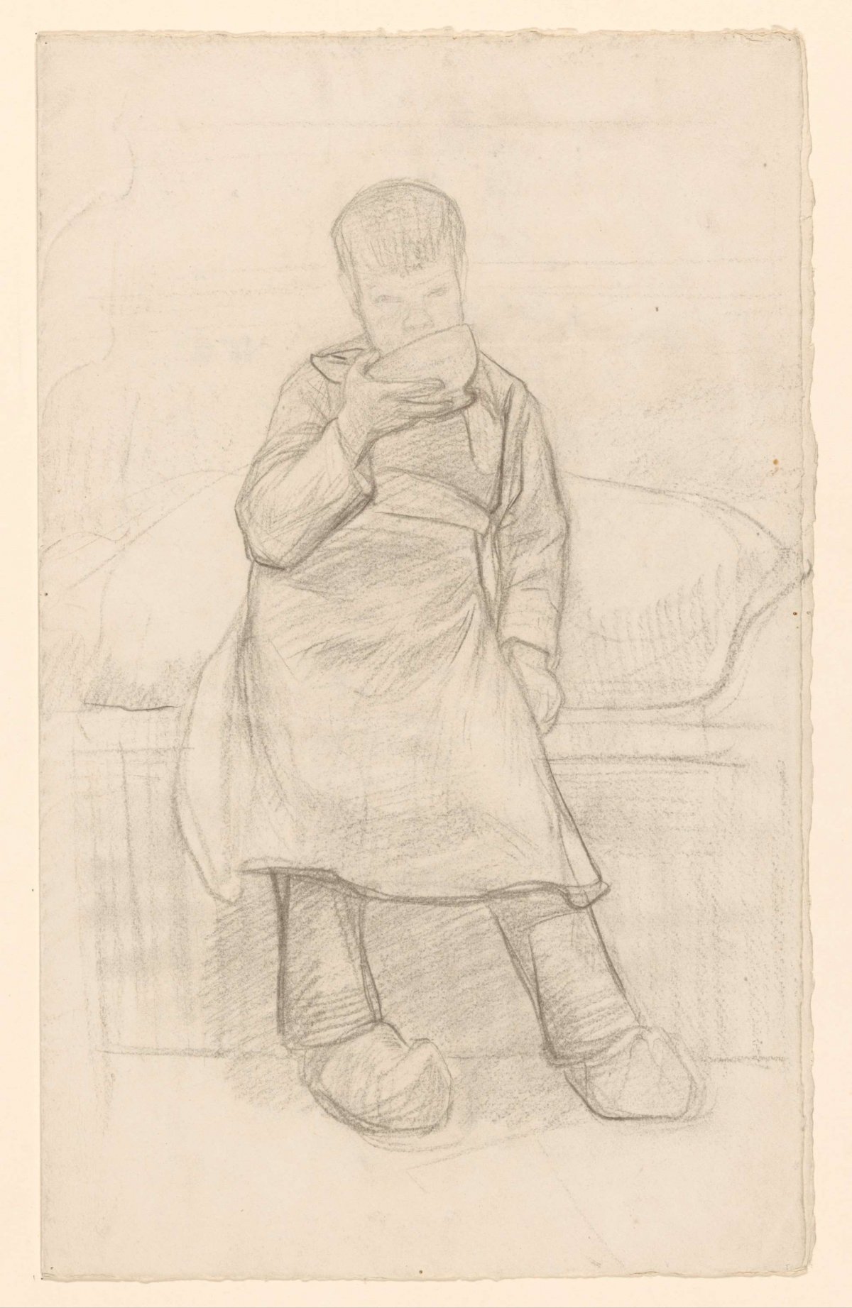 Drinking boy, Jan Veth, 1874 - 1925