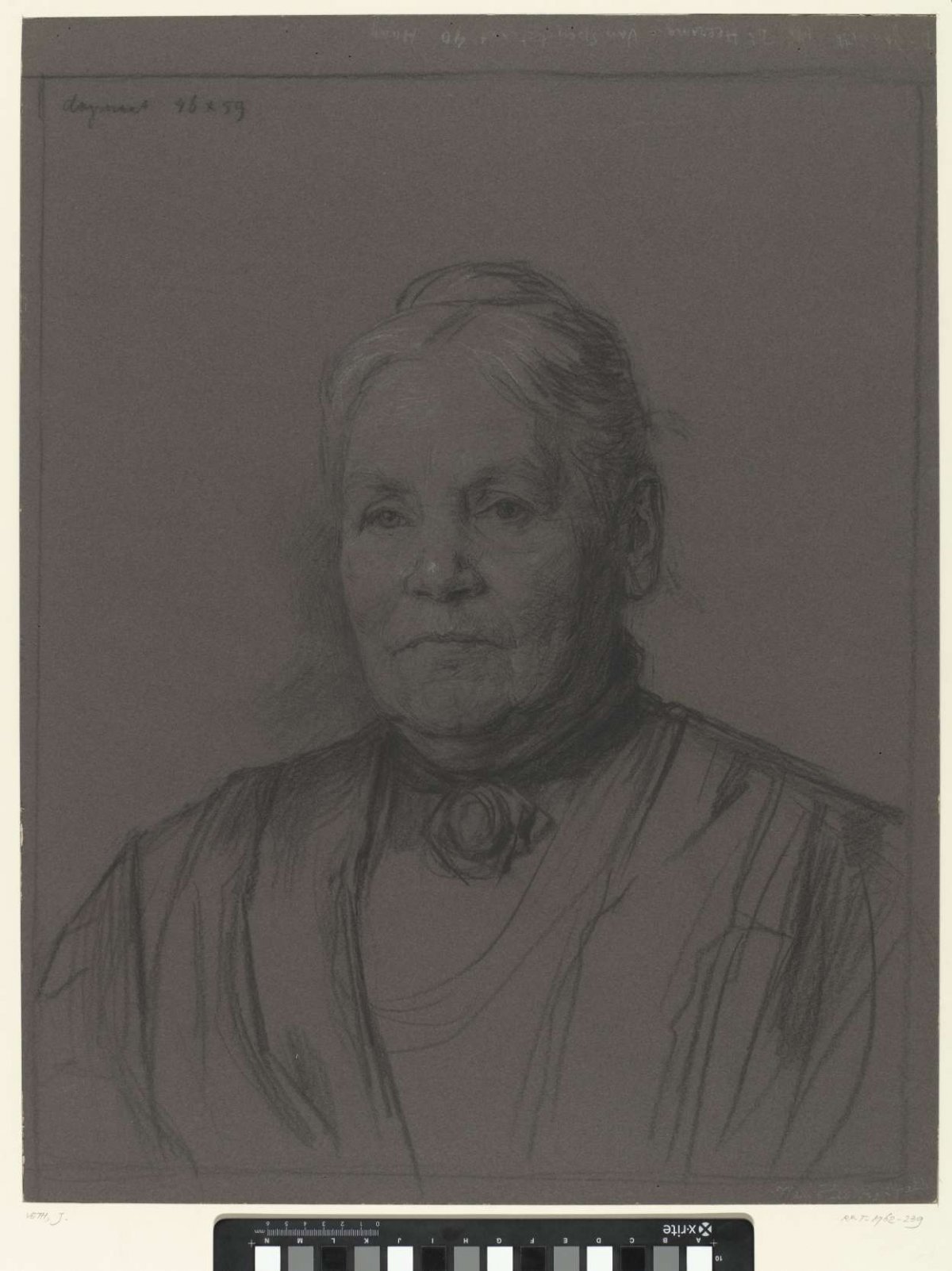 Portrait of Mrs. M. Heering-Spakler, Jan Veth, 1874 - 1925
