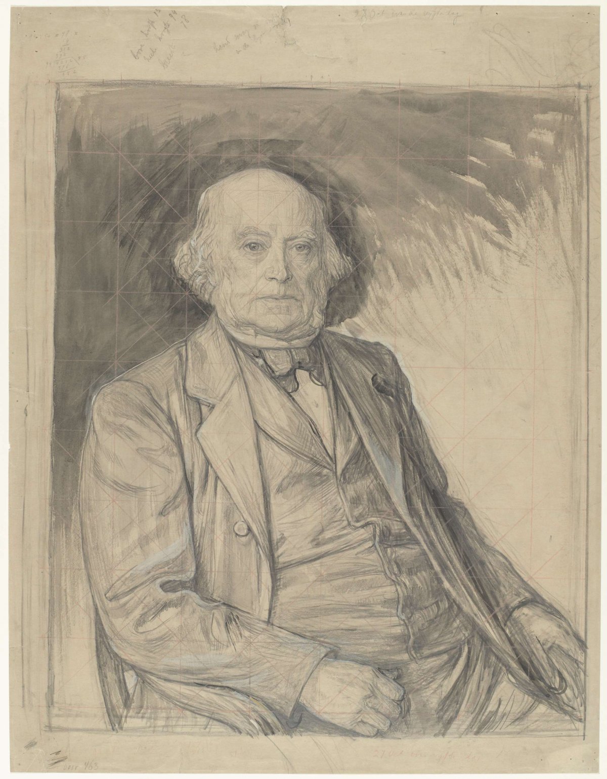 Portrait of Rev. A.J.P. Oort, Jan Veth, 1874 - 1925