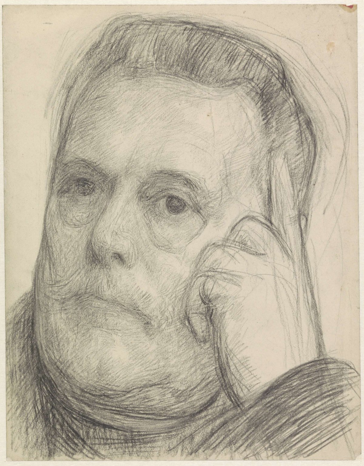 Portrait of a gentleman, Jan Veth, 1874 - 1925