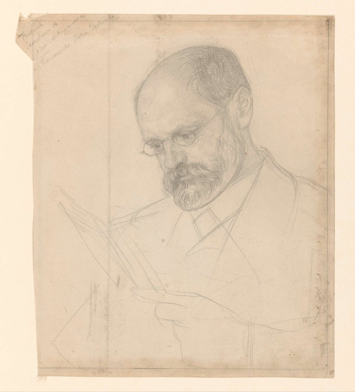 Portret van dhr. K.J. Kautsky, Jan Veth, 1874 - 1925