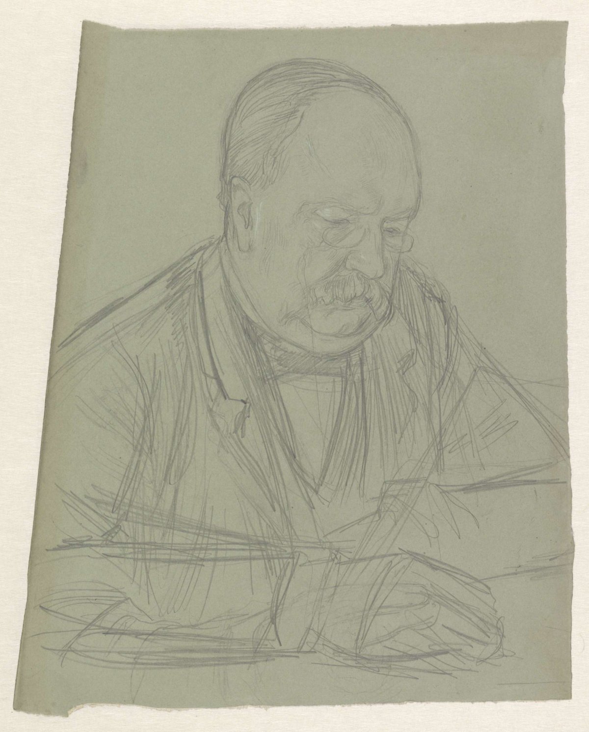 Portrait of Tak van Poortvliet, Jan Veth, 1874 - 1925