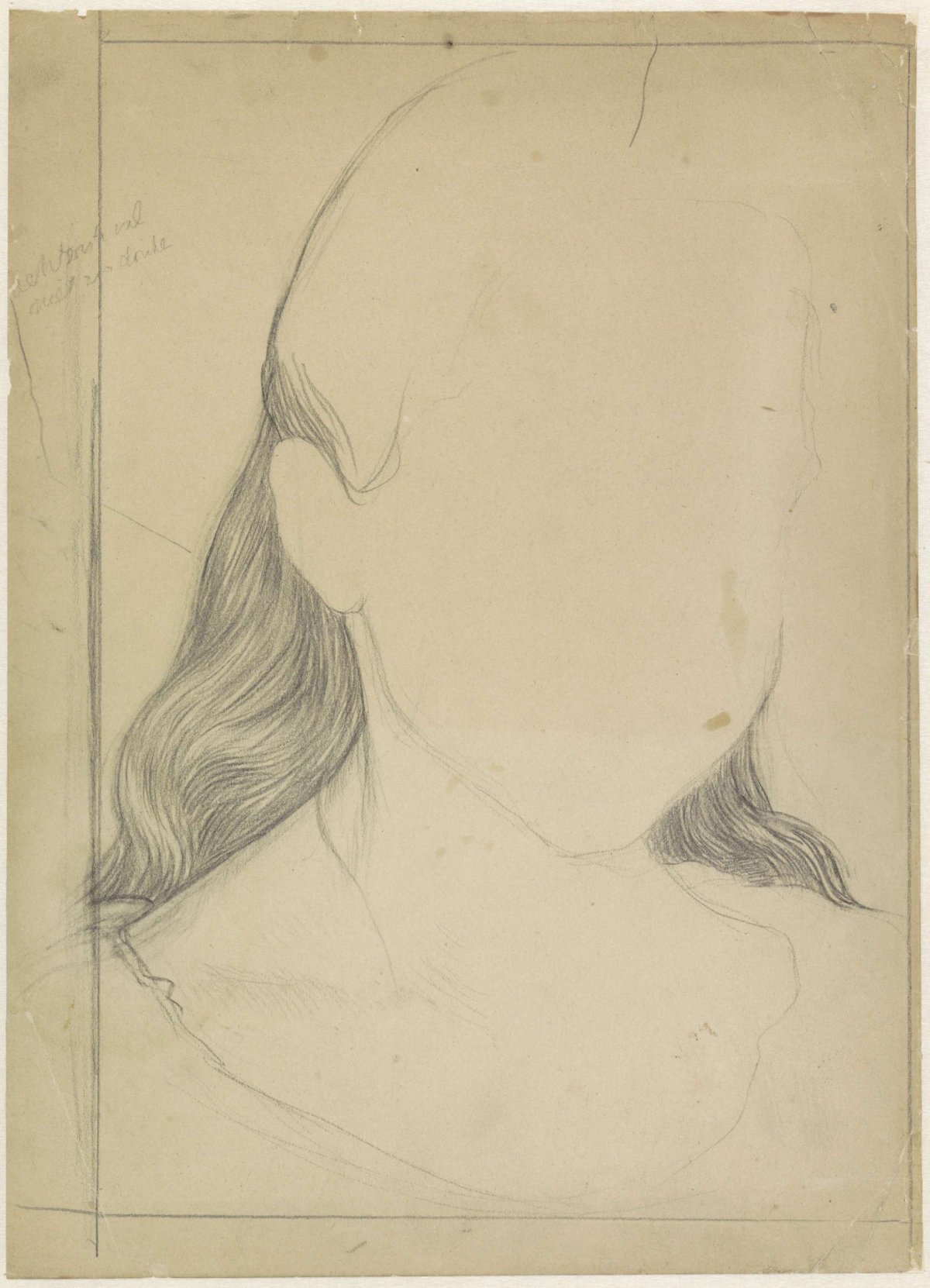 Portrait of a girl Kolkman, Jan Veth, 1874 - 1925
