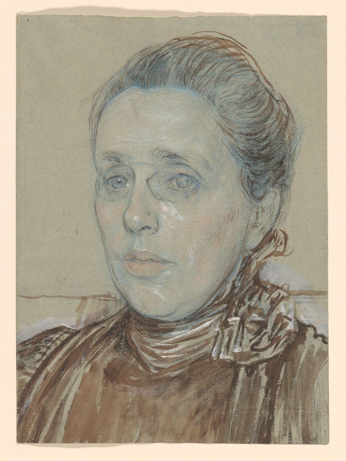 Portrait of Mrs. Tutein Nolthenius-Tutein Nolthenius, Jan Veth, 1874 - 1925