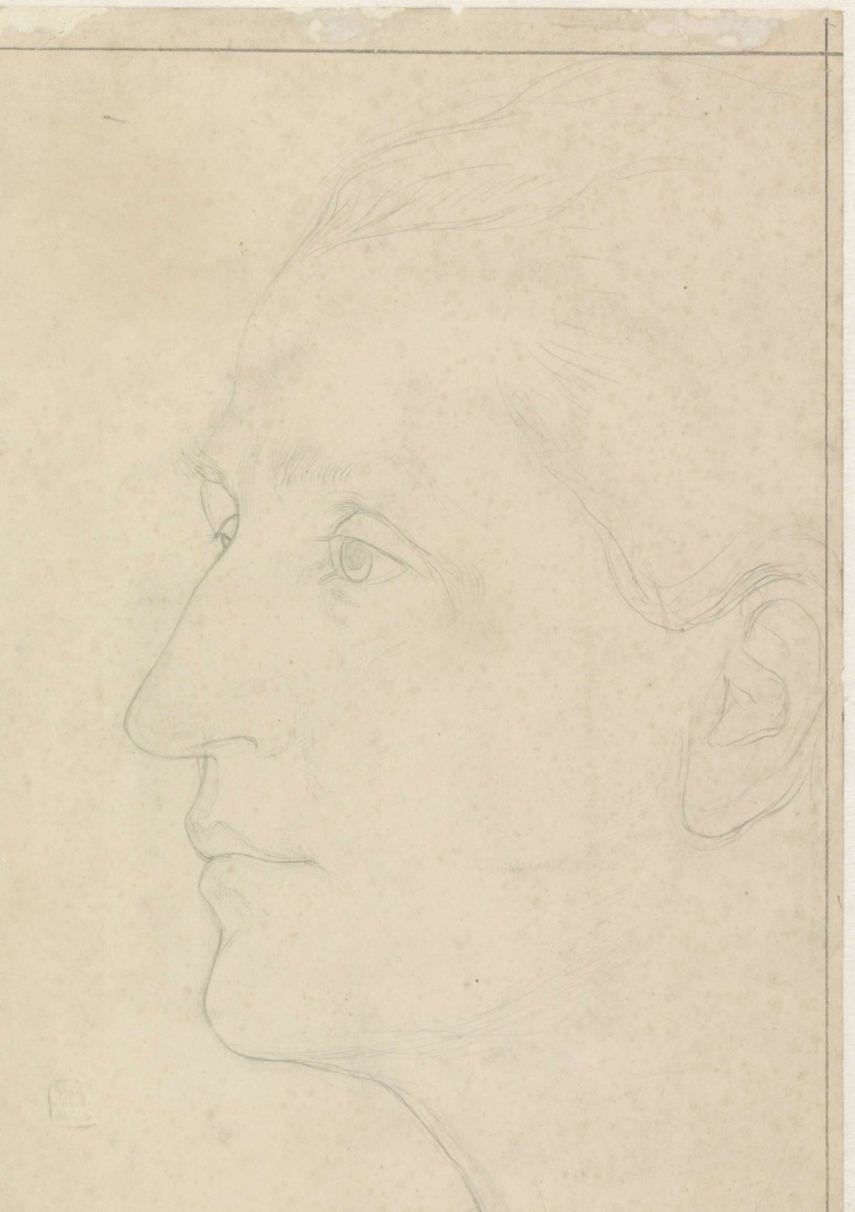 Portrait of Mrs. Anna Dorothea Veth-Dirks, Jan Veth, 1874 - 1925