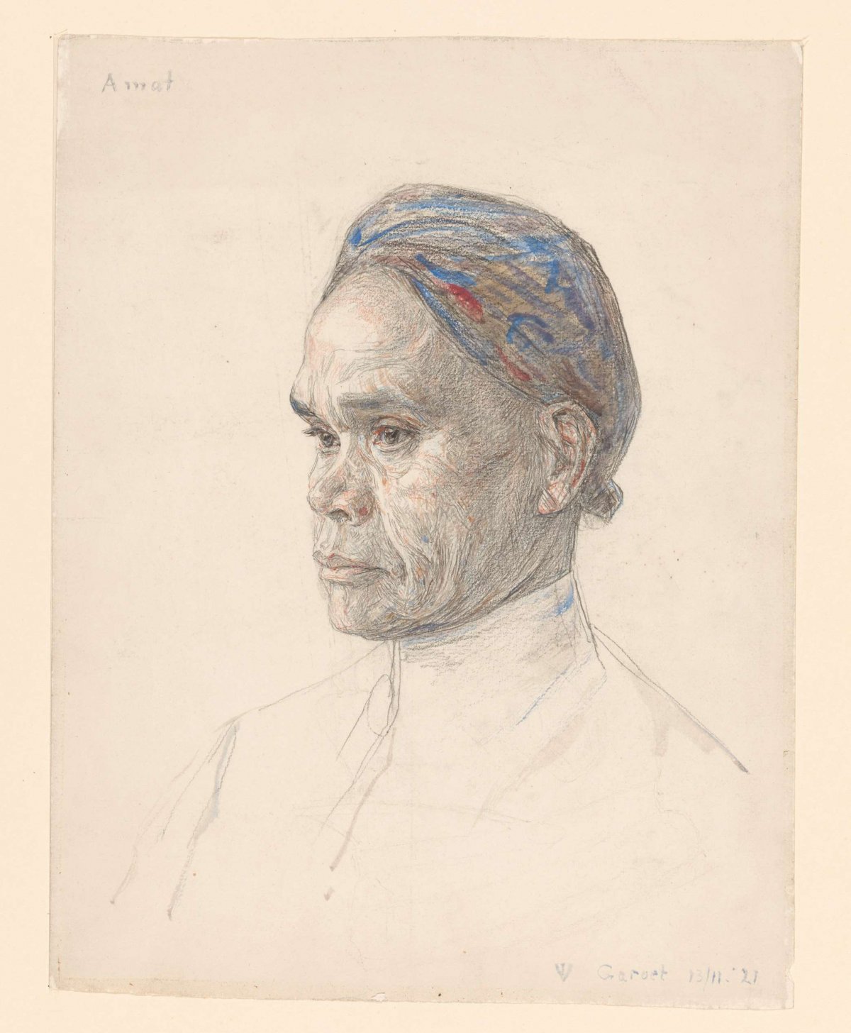 Portrait of Amat, Jan Veth, 1921