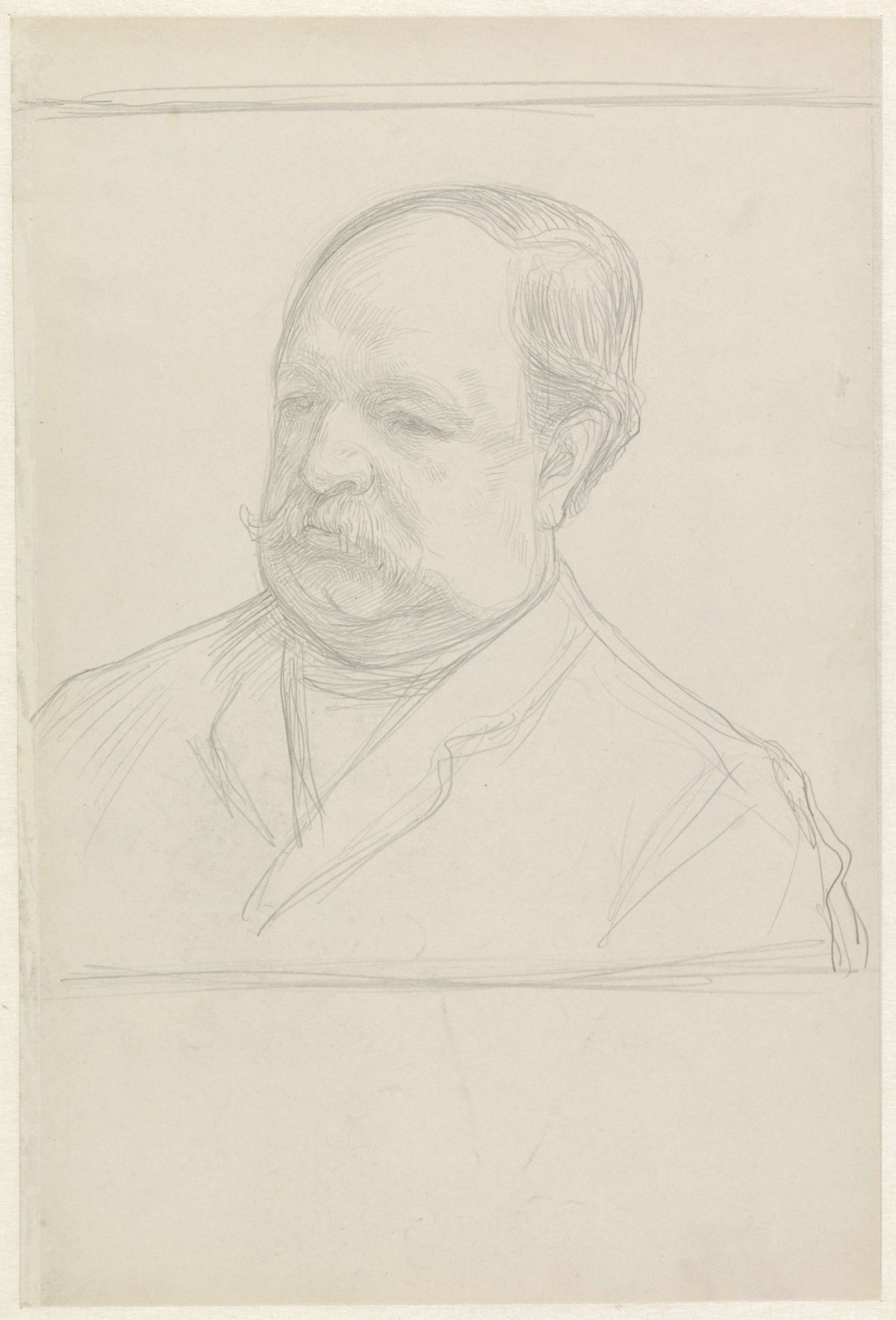 Portrait of Mr. Jan Heemskerk Azn, Jan Veth, 1874 - 1925