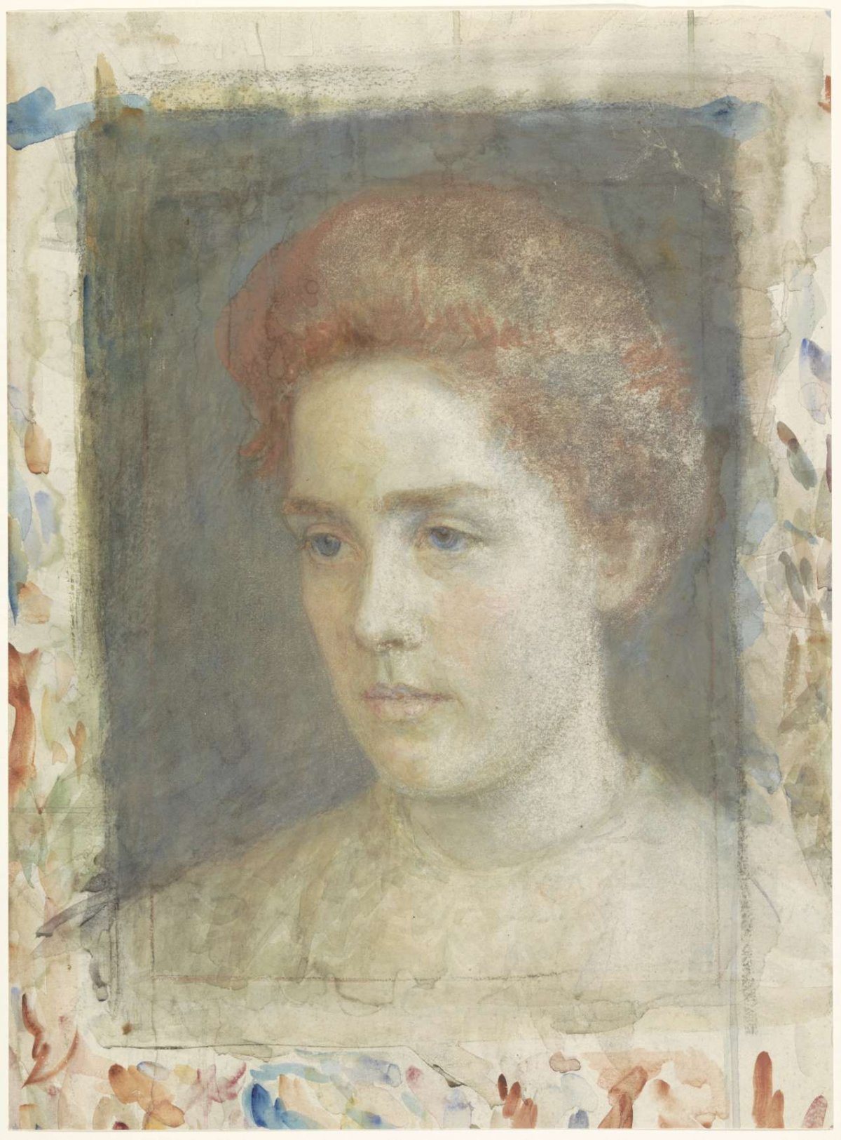 Portrait of Miss Wiedenbruggen, Jan Veth, 1874 - 1925