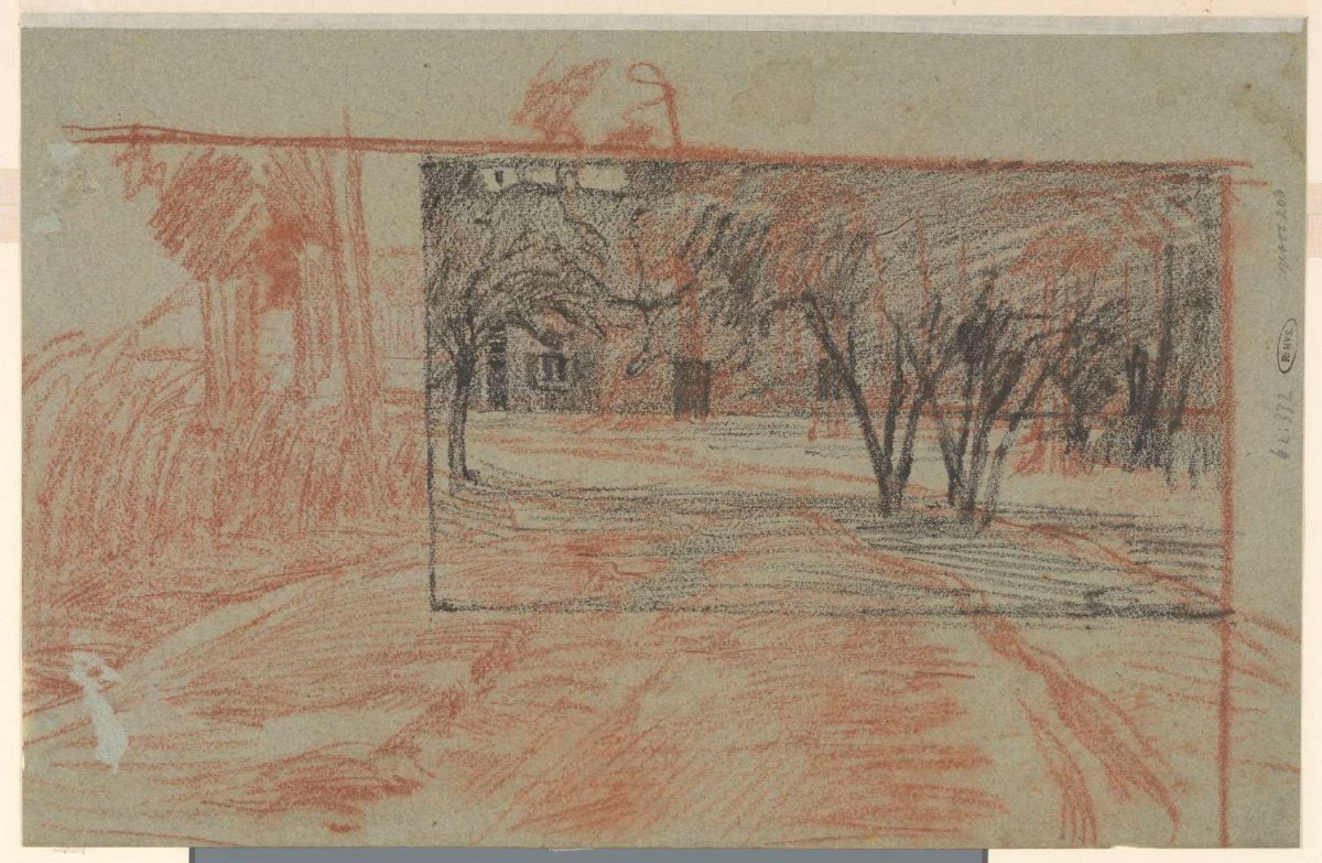 Two landscape studies, interchangeably, Jan Veth, 1874 - 1925
